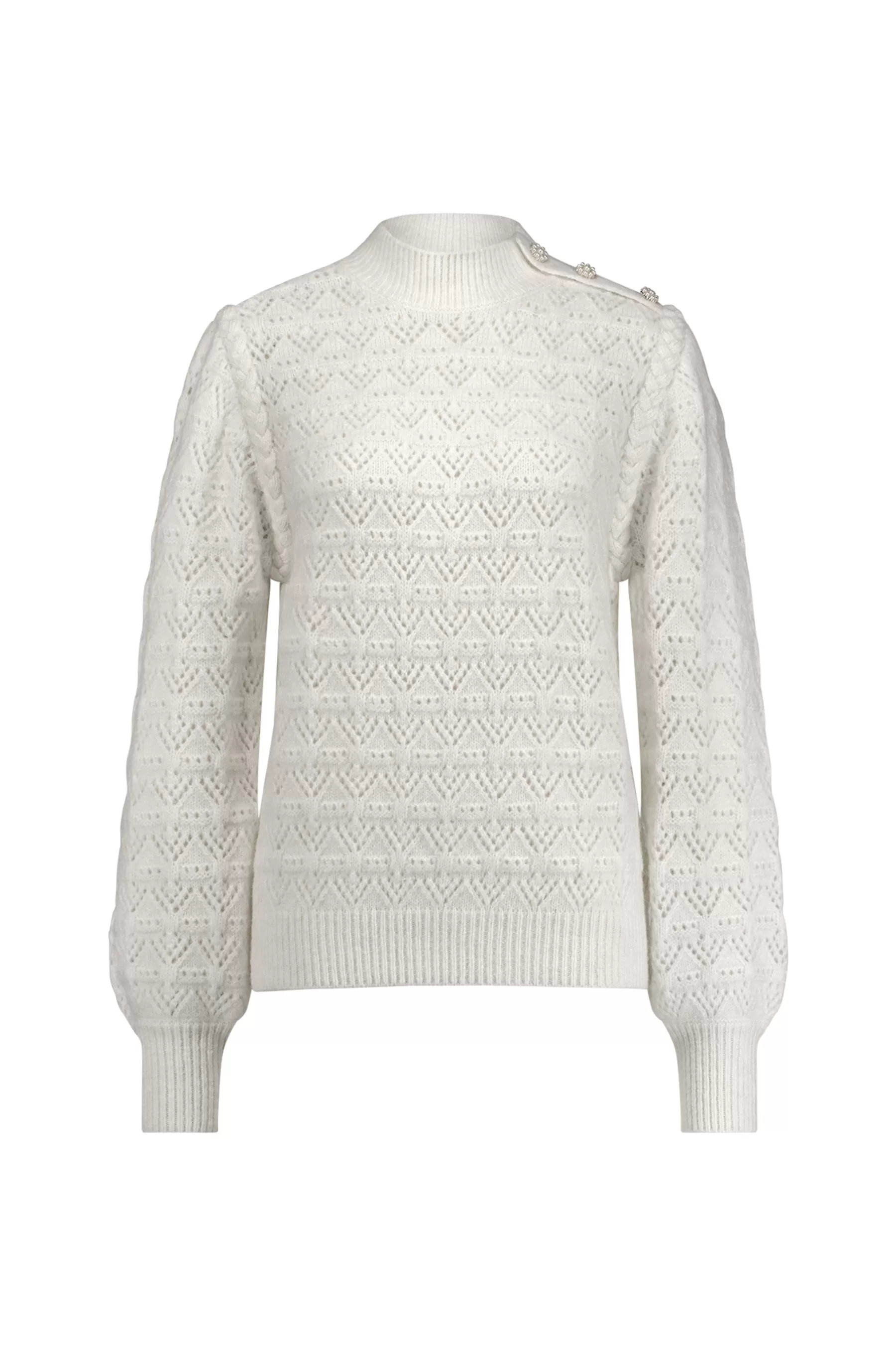 Studio Anneloes Truien & Vesten | Shirts & Tops<Abby pearl pullover - off white