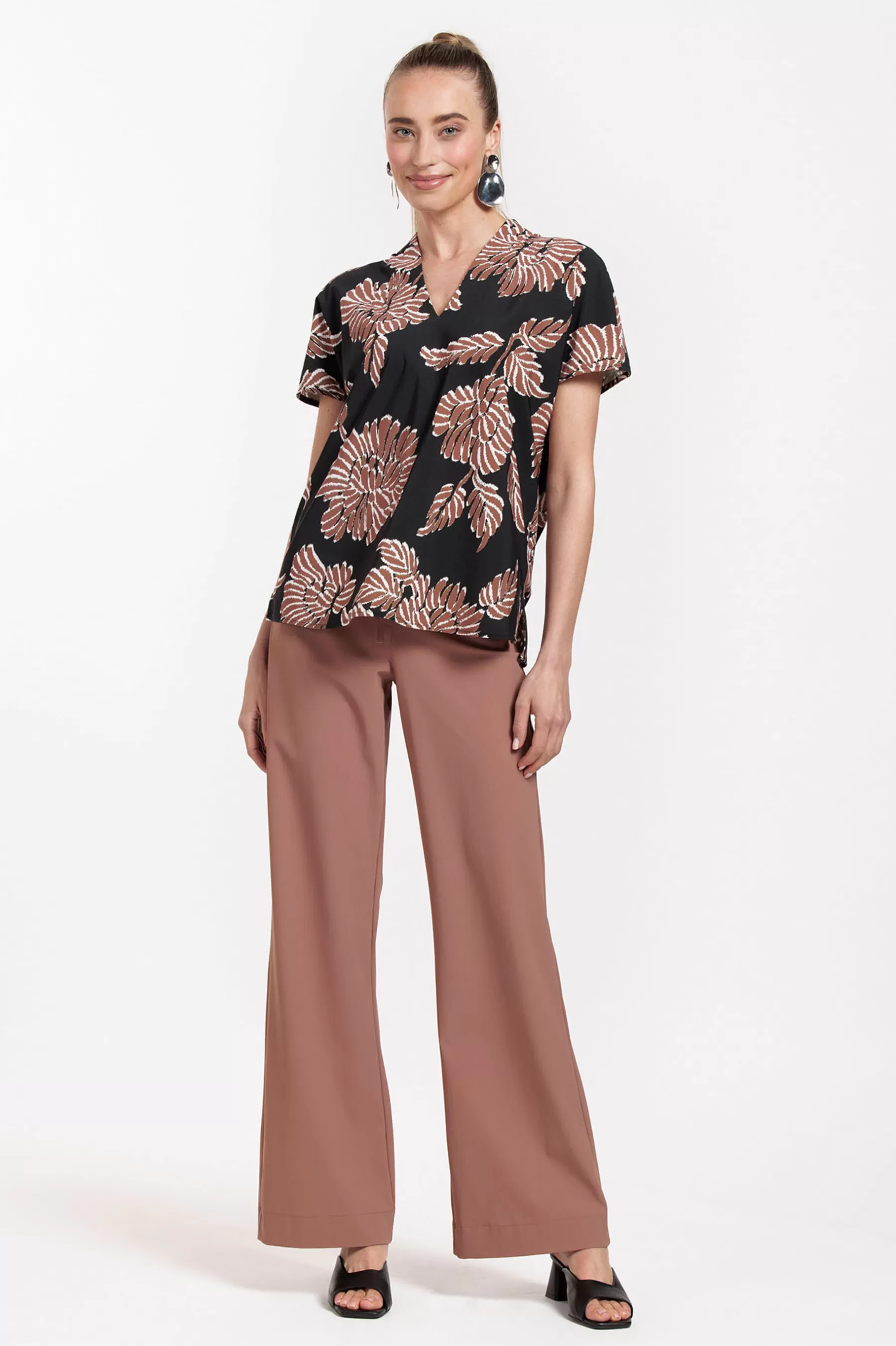 Studio Anneloes Broeken<Abigail trousers - chocolate