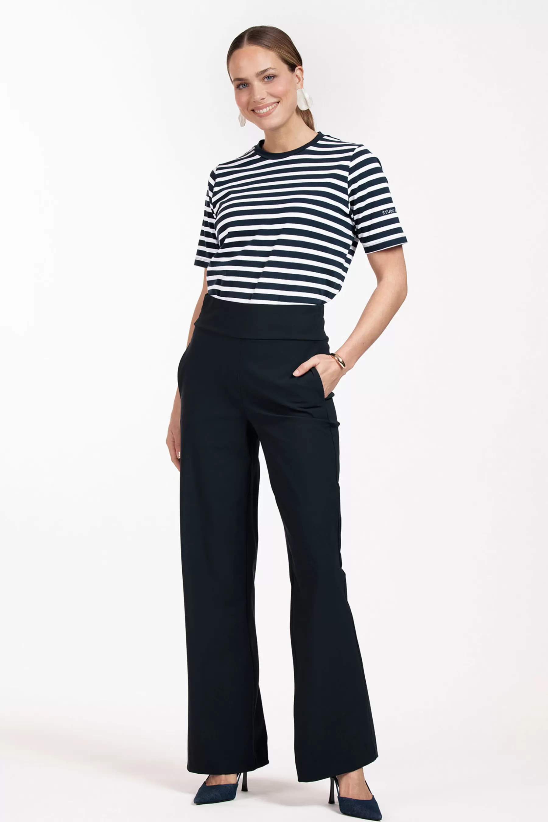 Studio Anneloes Broeken<Abril trousers - dark blue