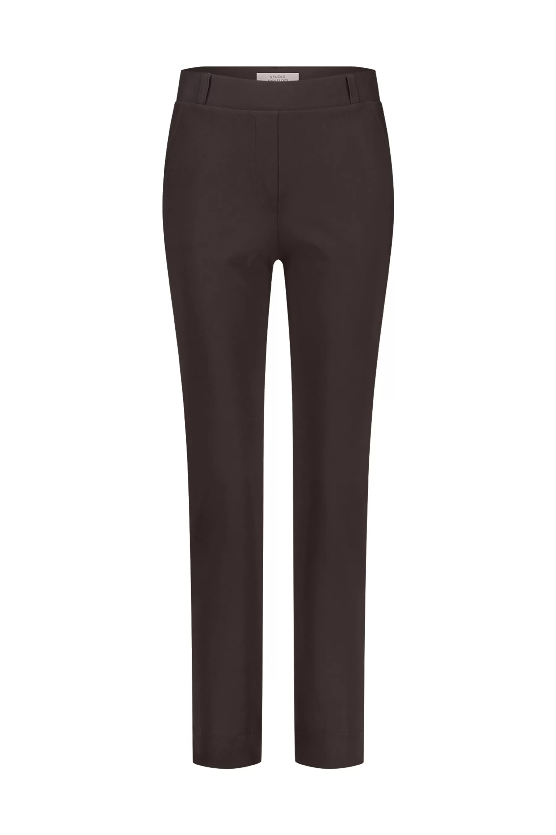 Studio Anneloes Broeken<Anna bonded trousers - espresso