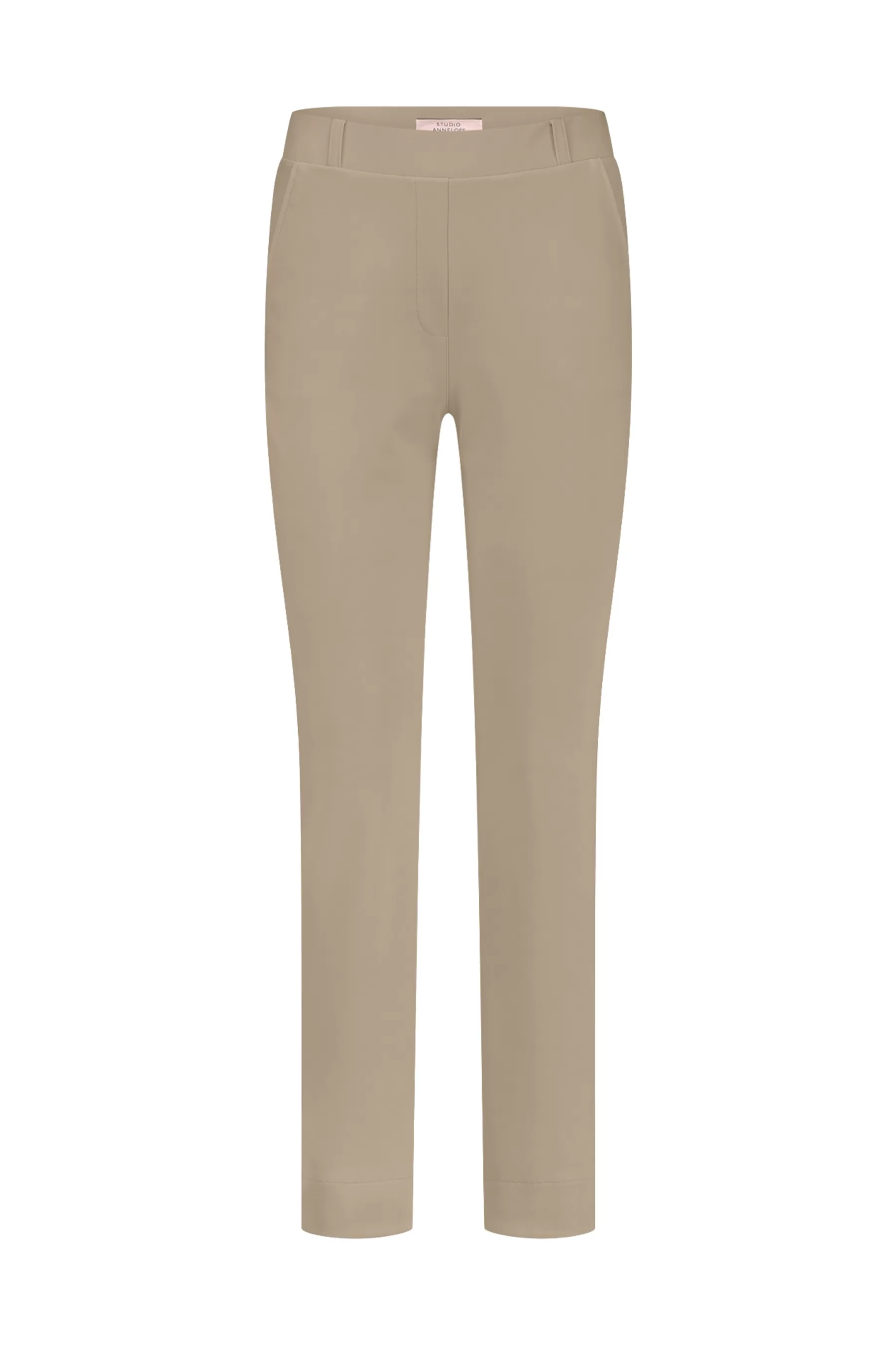 Studio Anneloes Broeken<Anna bonded trousers - latte