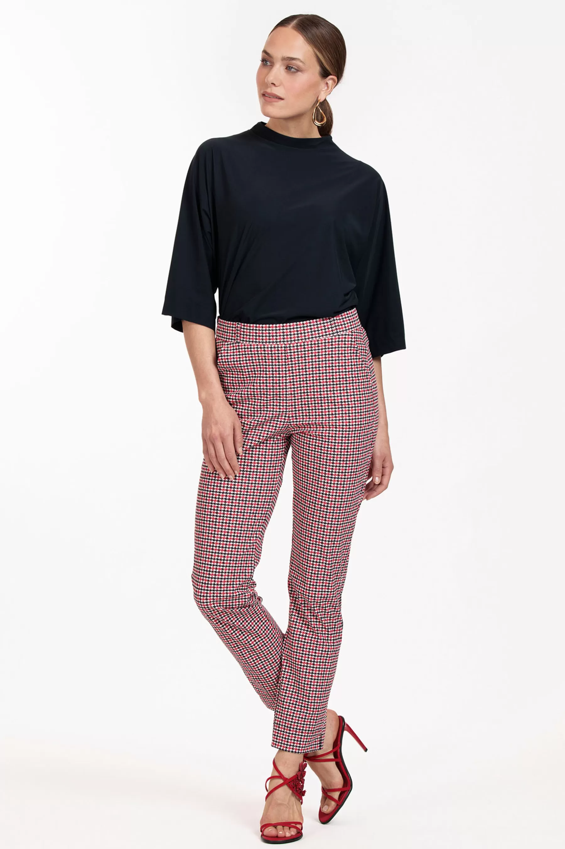 Studio Anneloes Broeken<Anna check trousers - multi color