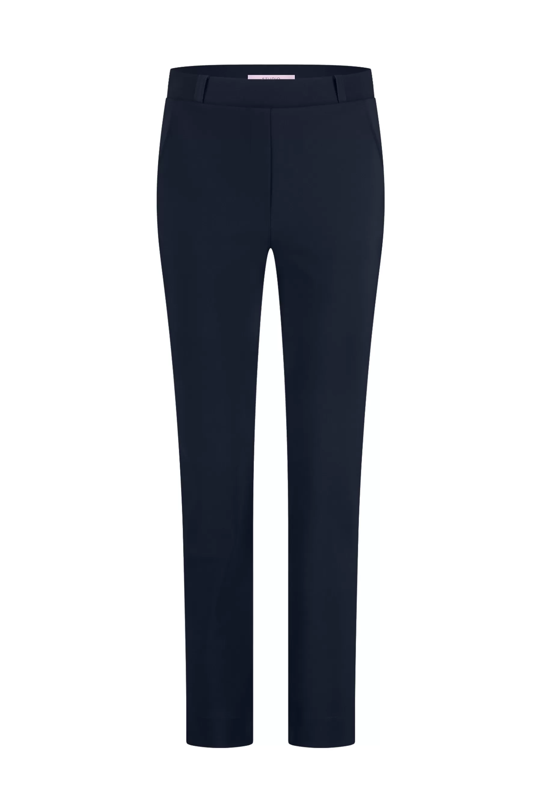 Studio Anneloes Broeken | Essentials<Anne bonded trousers - dark blue