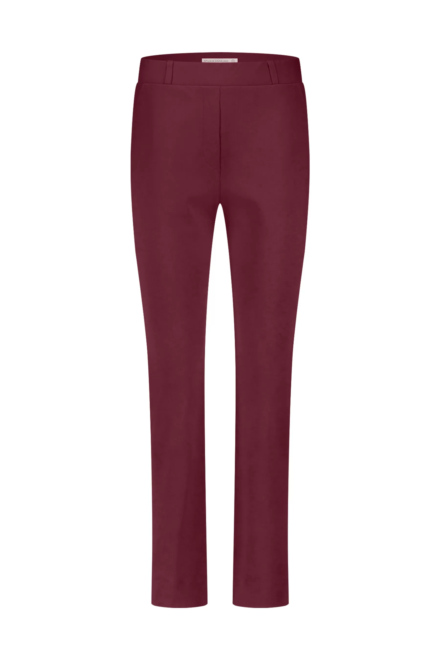 Studio Anneloes Broeken<Anne bonded trousers - merlot