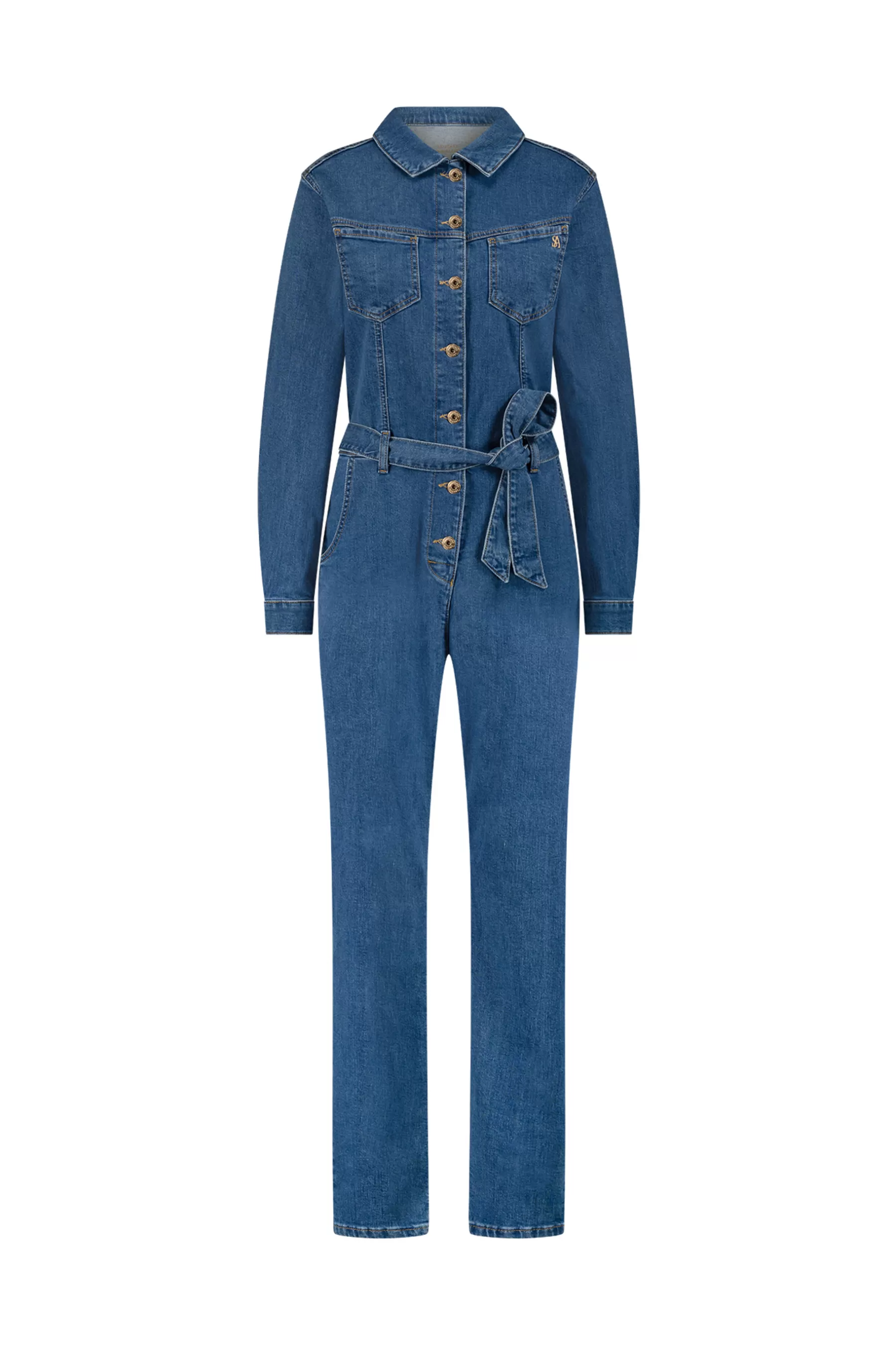 Studio Anneloes Jumpsuits<Ariane denim jumpsuit - denim blue