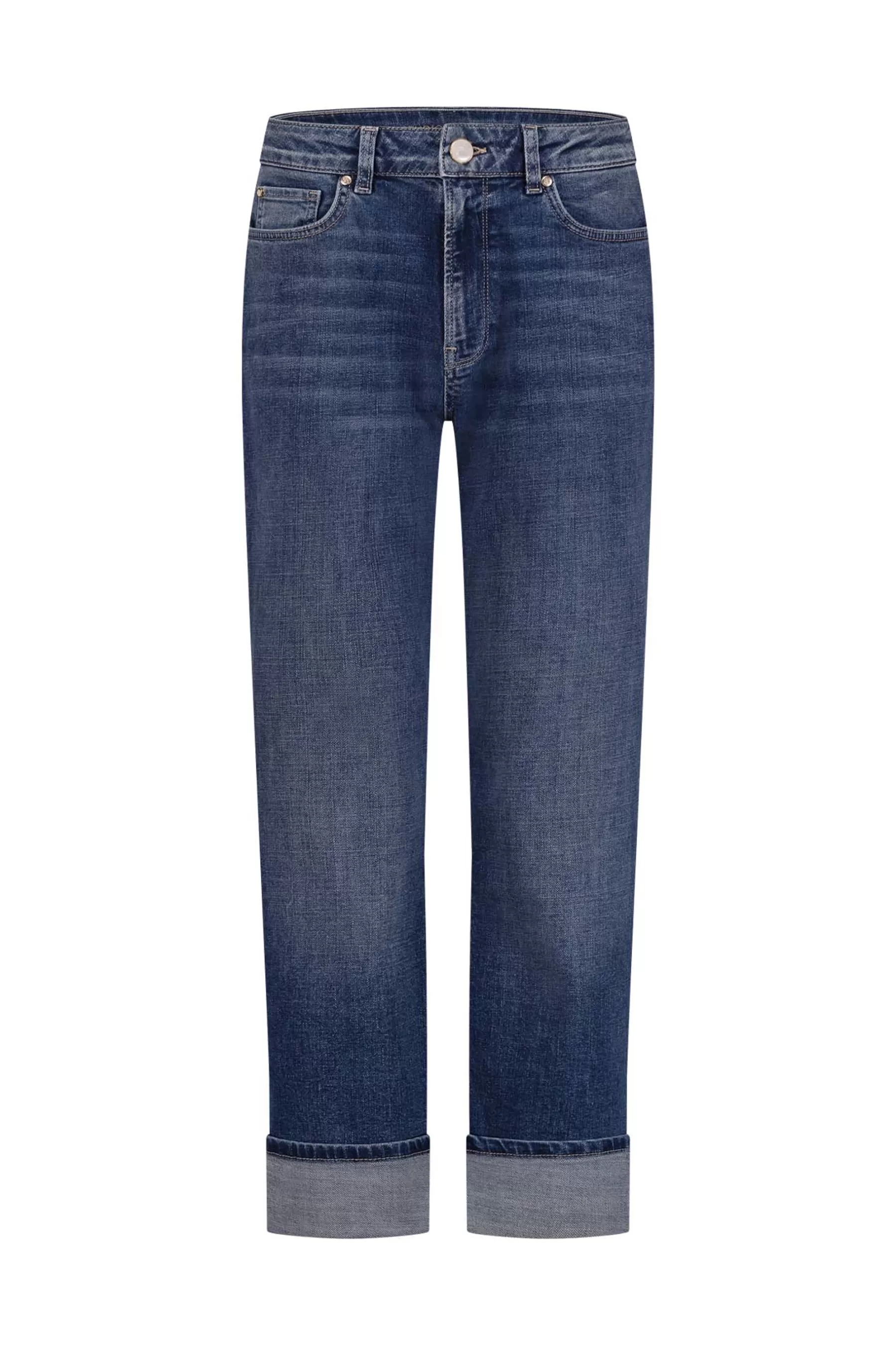 Studio Anneloes Broeken<Ava denim trousers - dark jeans blue