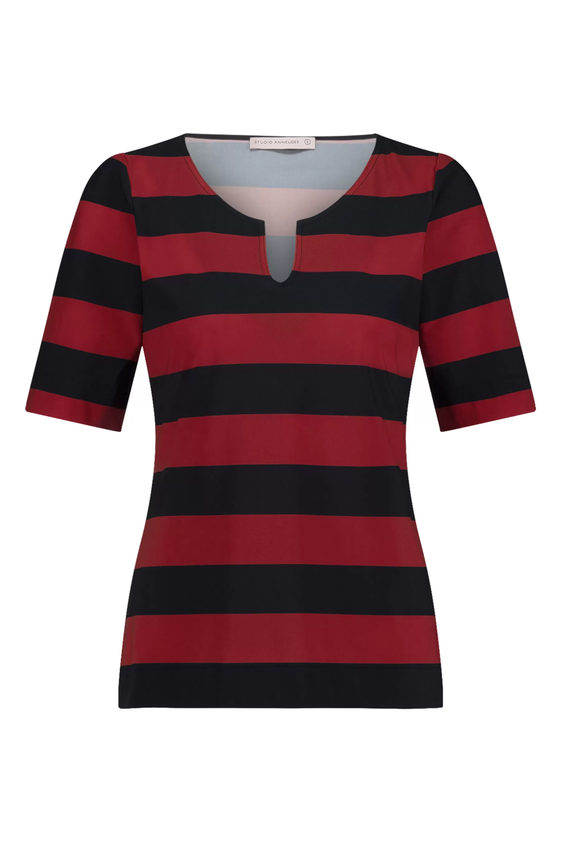 Studio Anneloes Shirts & Tops<Becki stripe shirt - dark blue/red