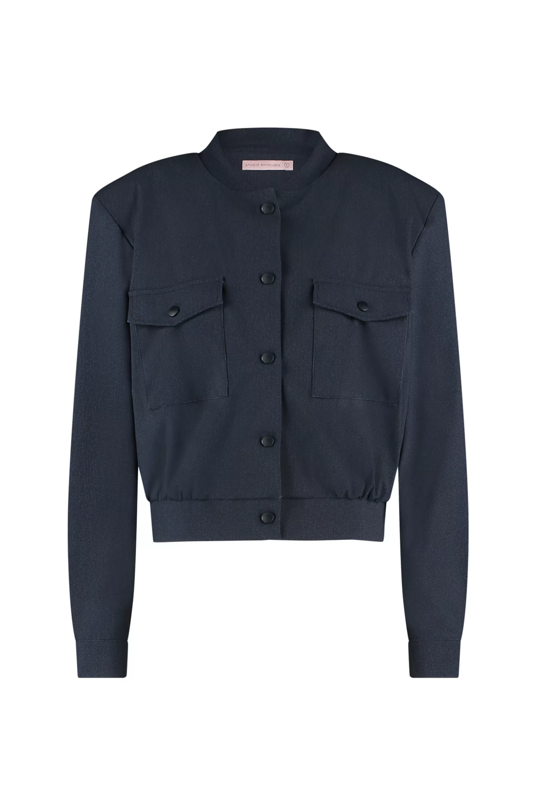 Studio Anneloes Blazers & Jasjes<Bernize mini check bomber - dark blue/black