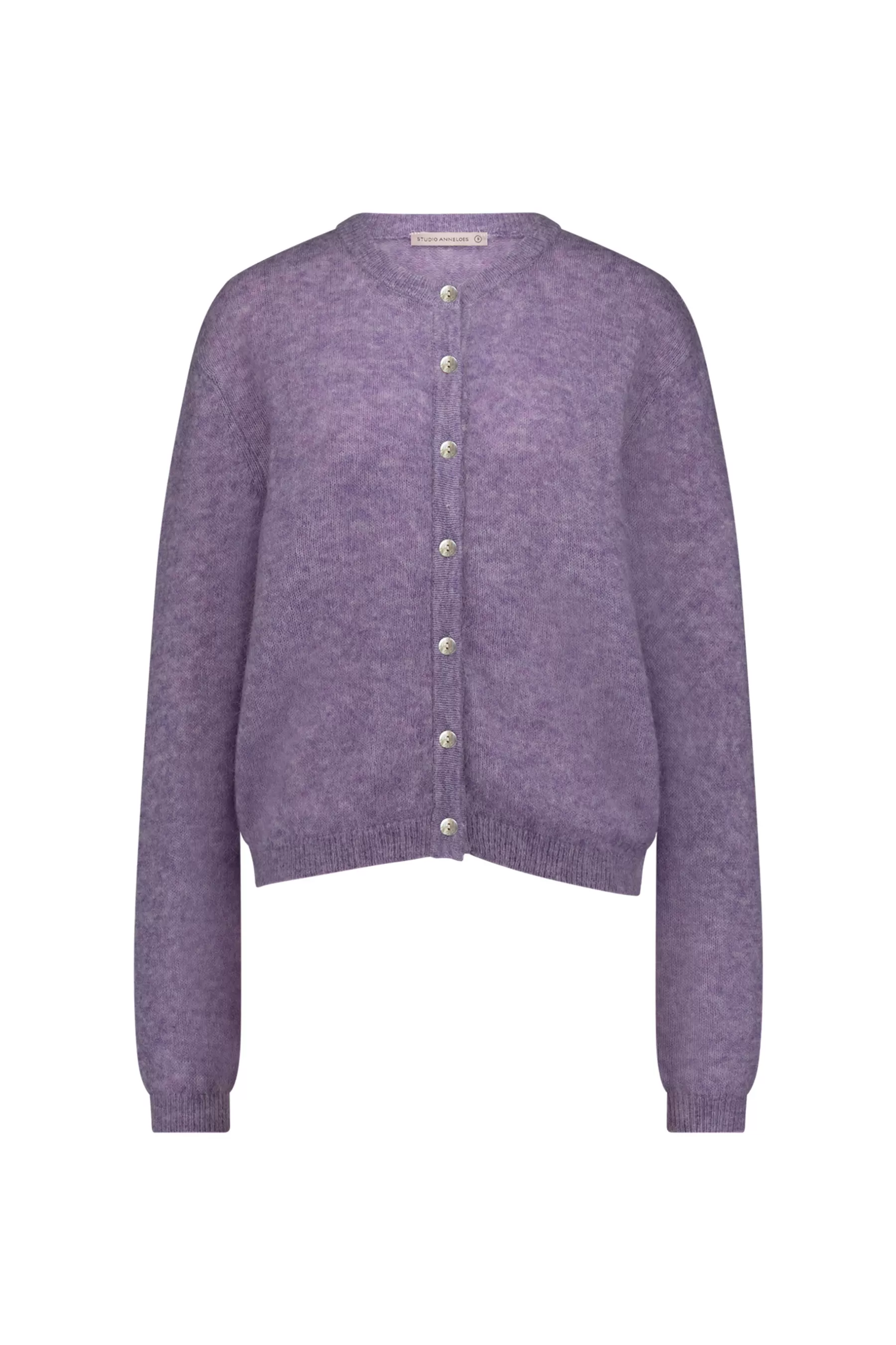 Studio Anneloes Truien & Vesten<Bibi mohair cardigan - lila