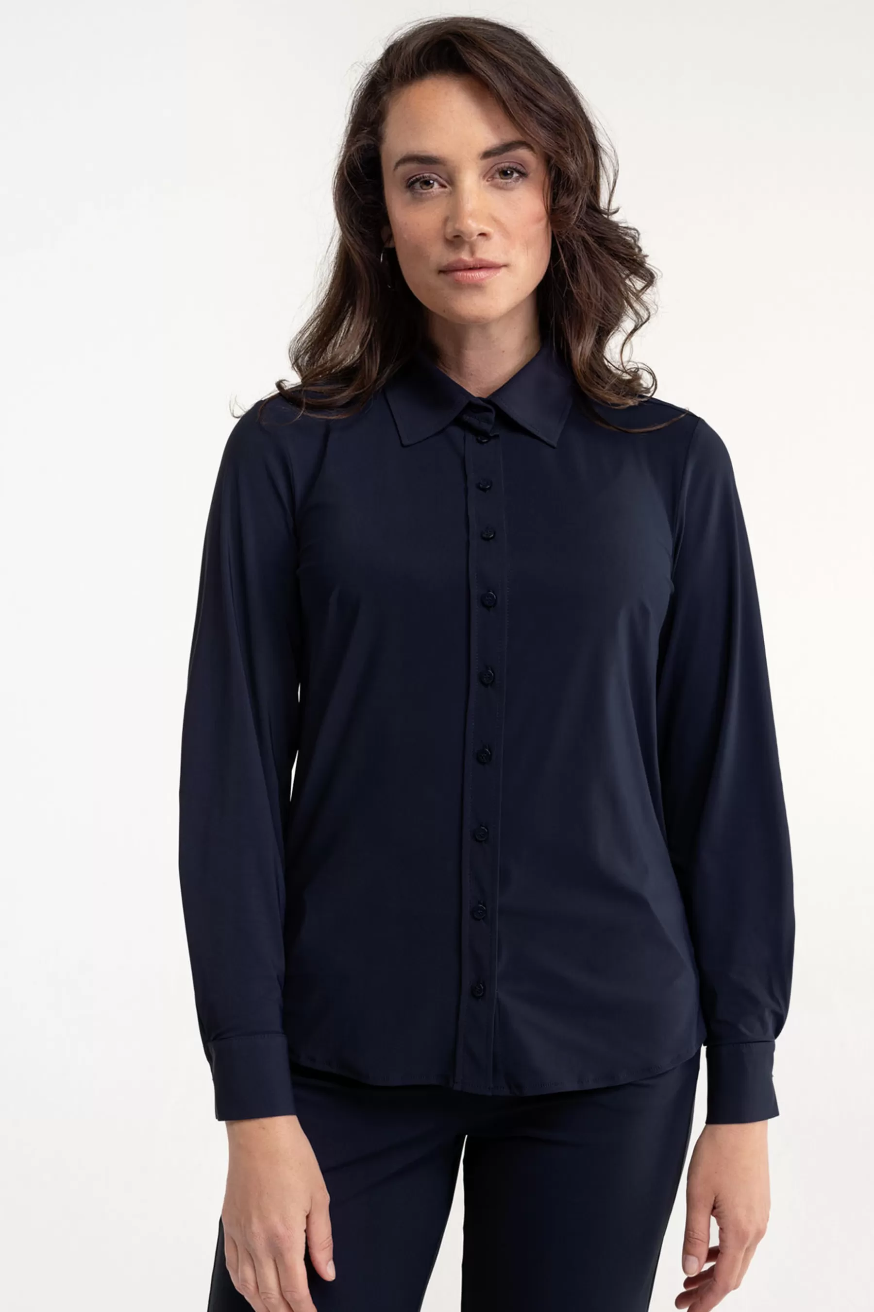 Studio Anneloes Blouses | Essentials<Bobby Blouse - dark blue