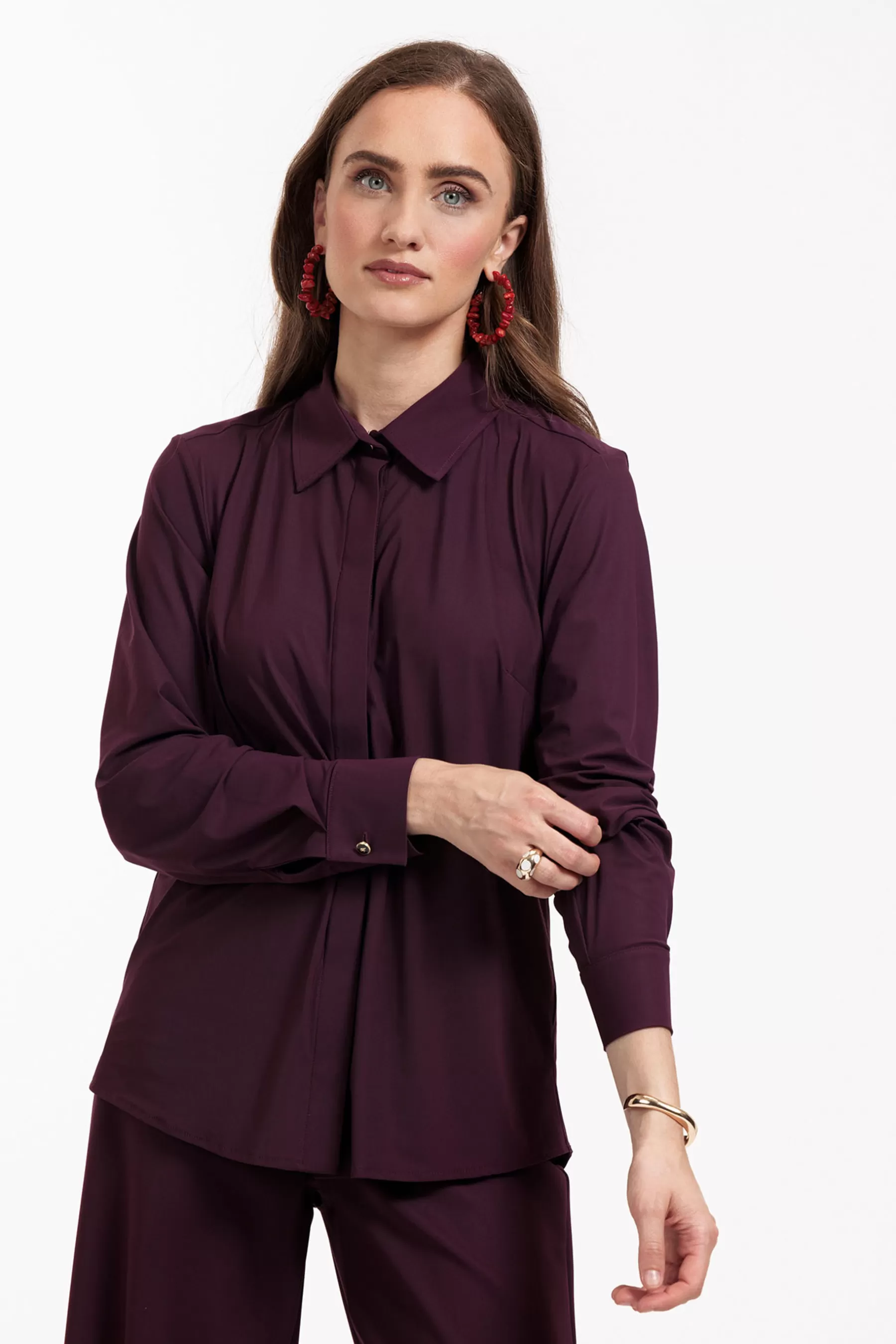 Studio Anneloes Blouses<Bobby fancy blouse - blackberry