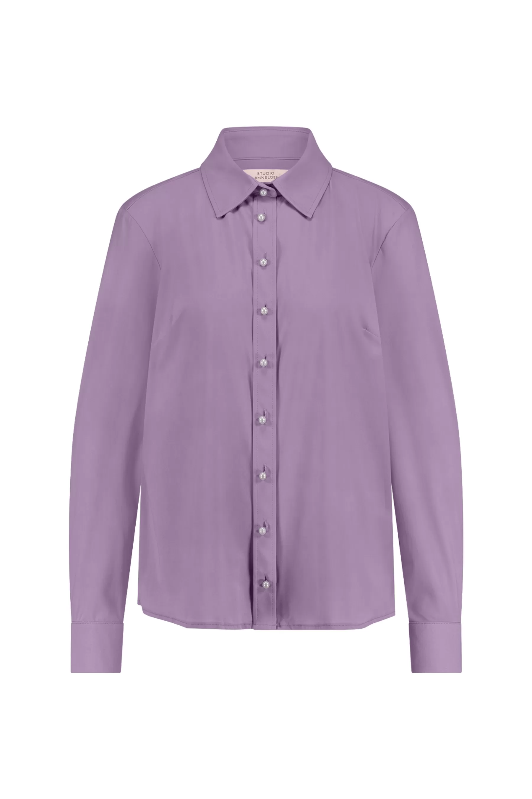 Studio Anneloes Blouses<Bobby pearl blouse - lila