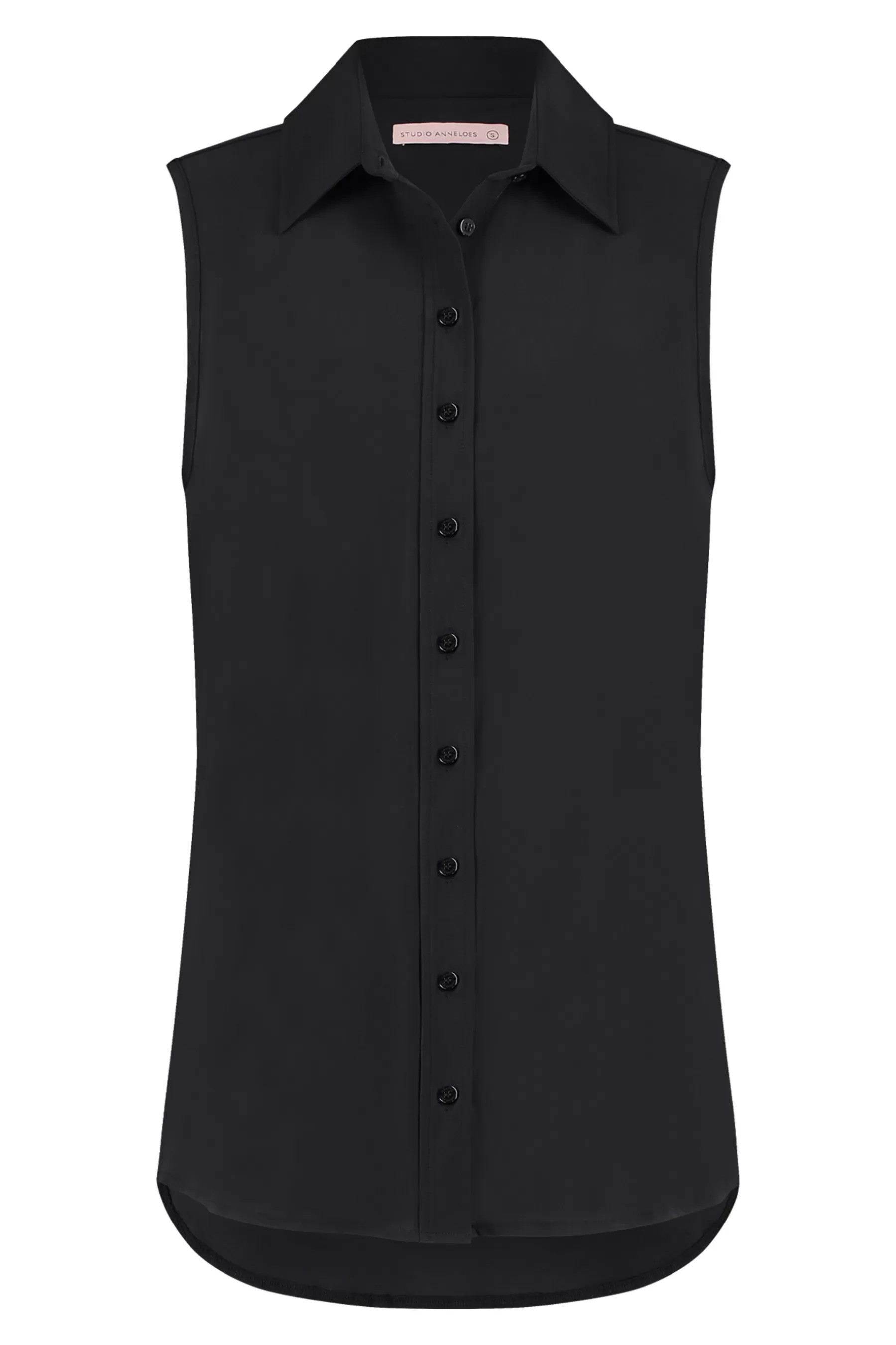 Studio Anneloes Blouses | Essentials<Bobby sls blouse - black