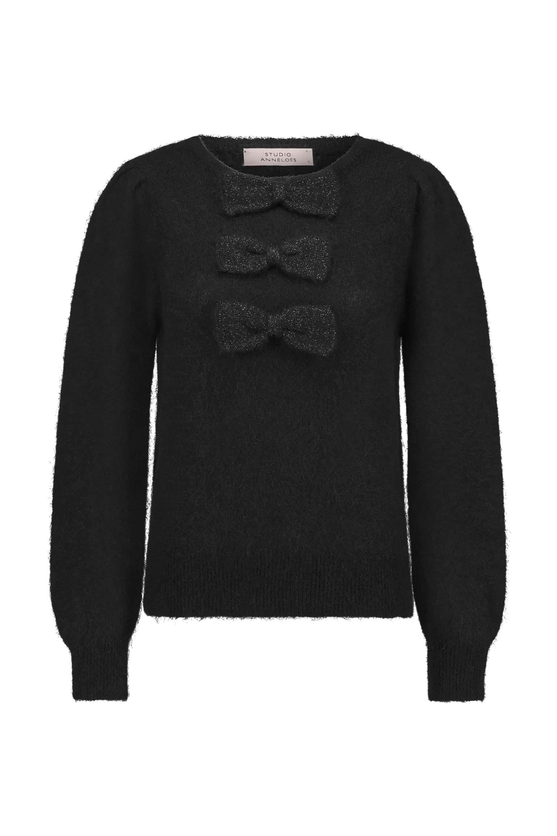 Studio Anneloes Truien & Vesten | Shirts & Tops<Bowina pullover - black