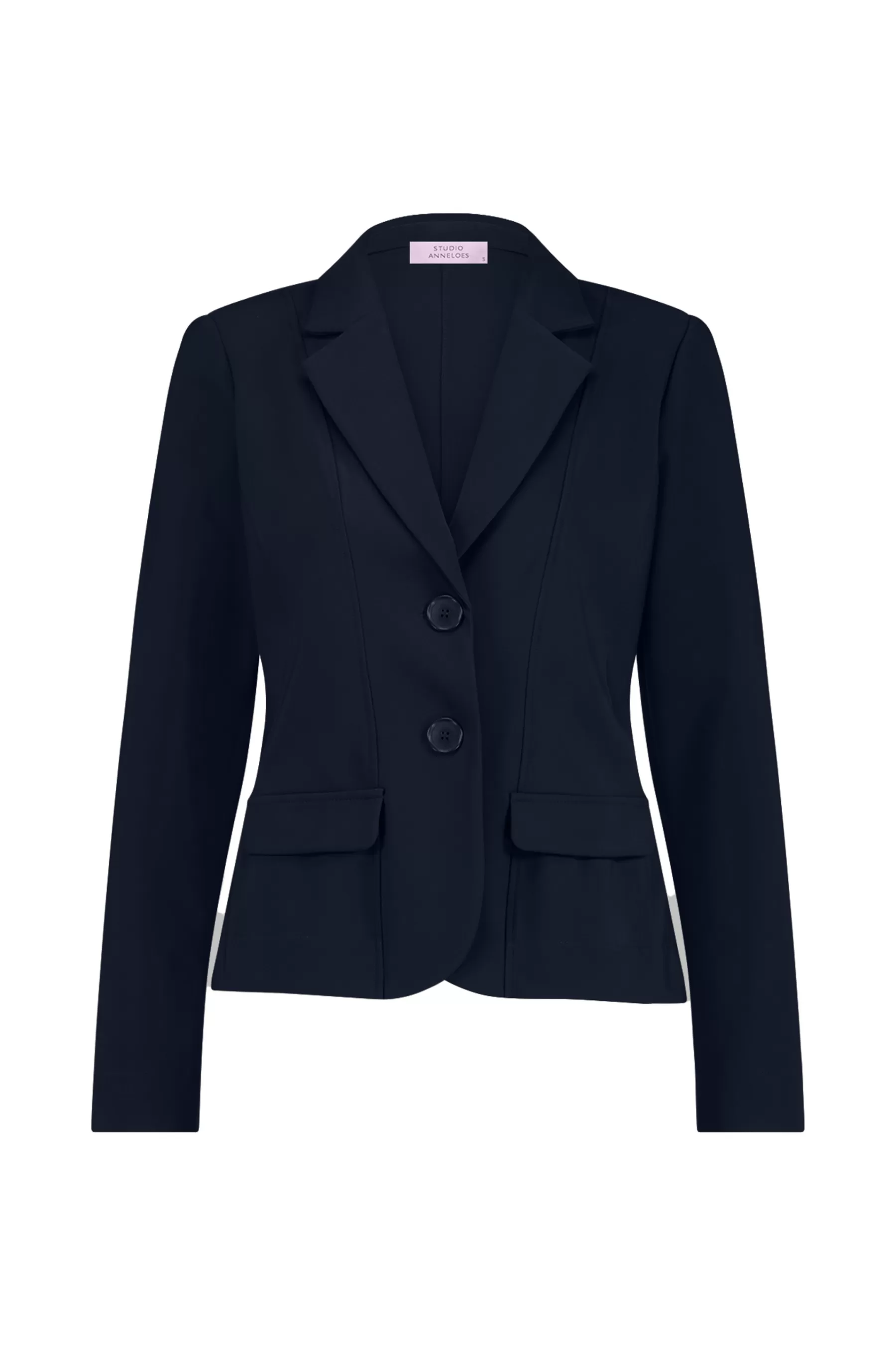 Studio Anneloes Blazers & Jasjes | Essentials<Bright bonded blazer - dark blue