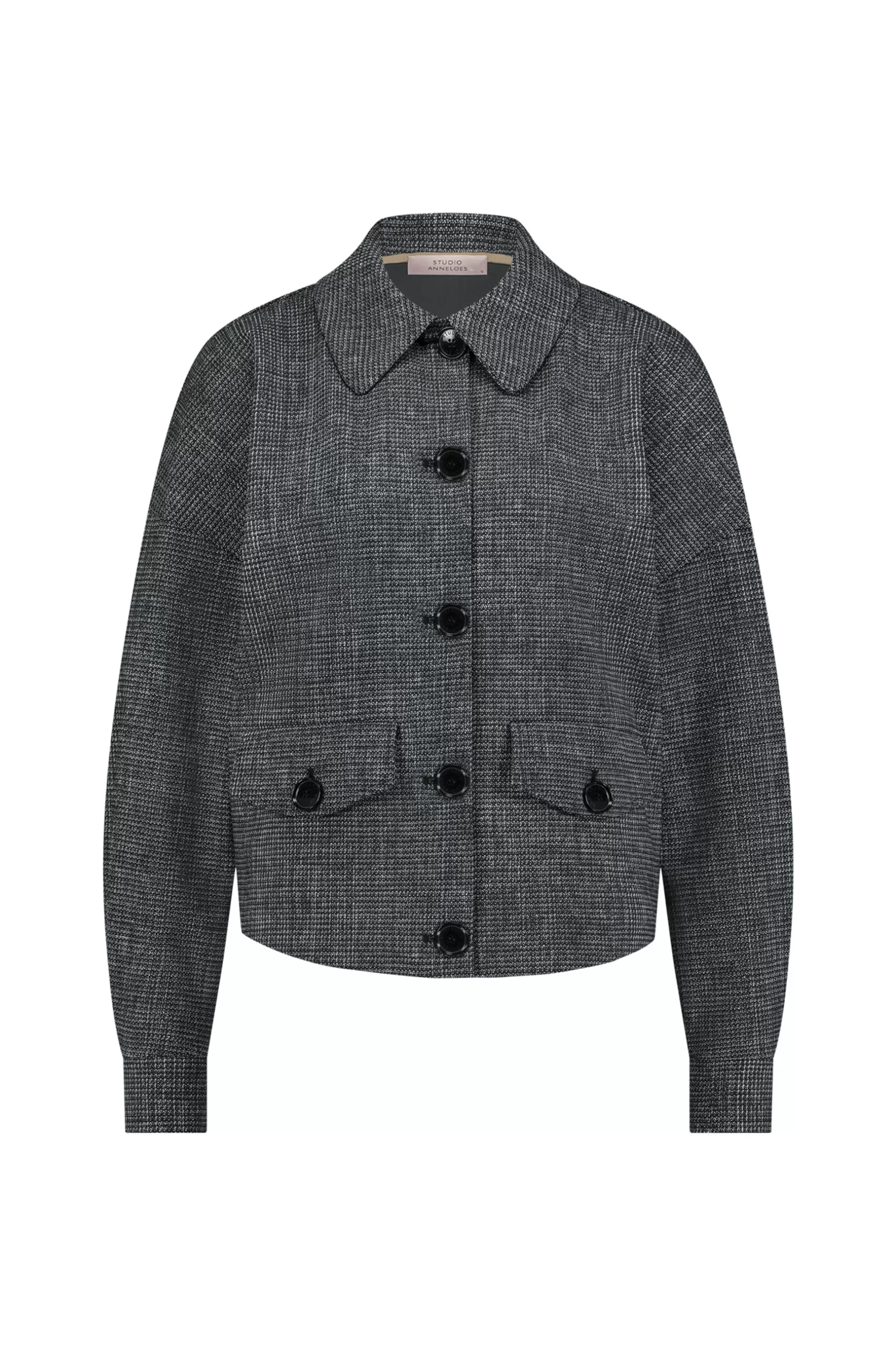 Studio Anneloes Blazers & Jasjes | Jassen<Brioni bnd tweed jacket - black/off white