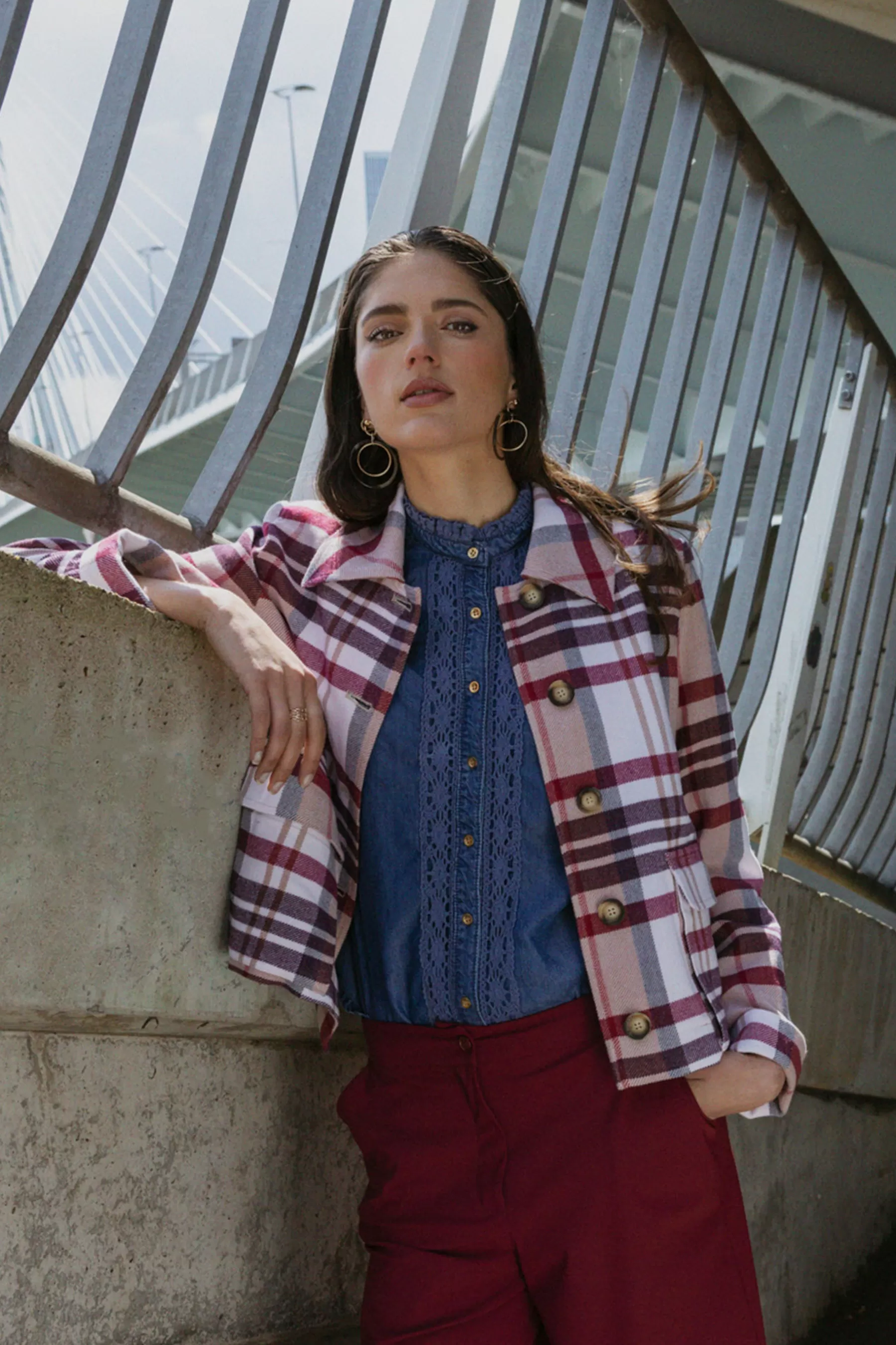 Studio Anneloes Blazers & Jasjes | Jassen<Cady check jacket - multi color