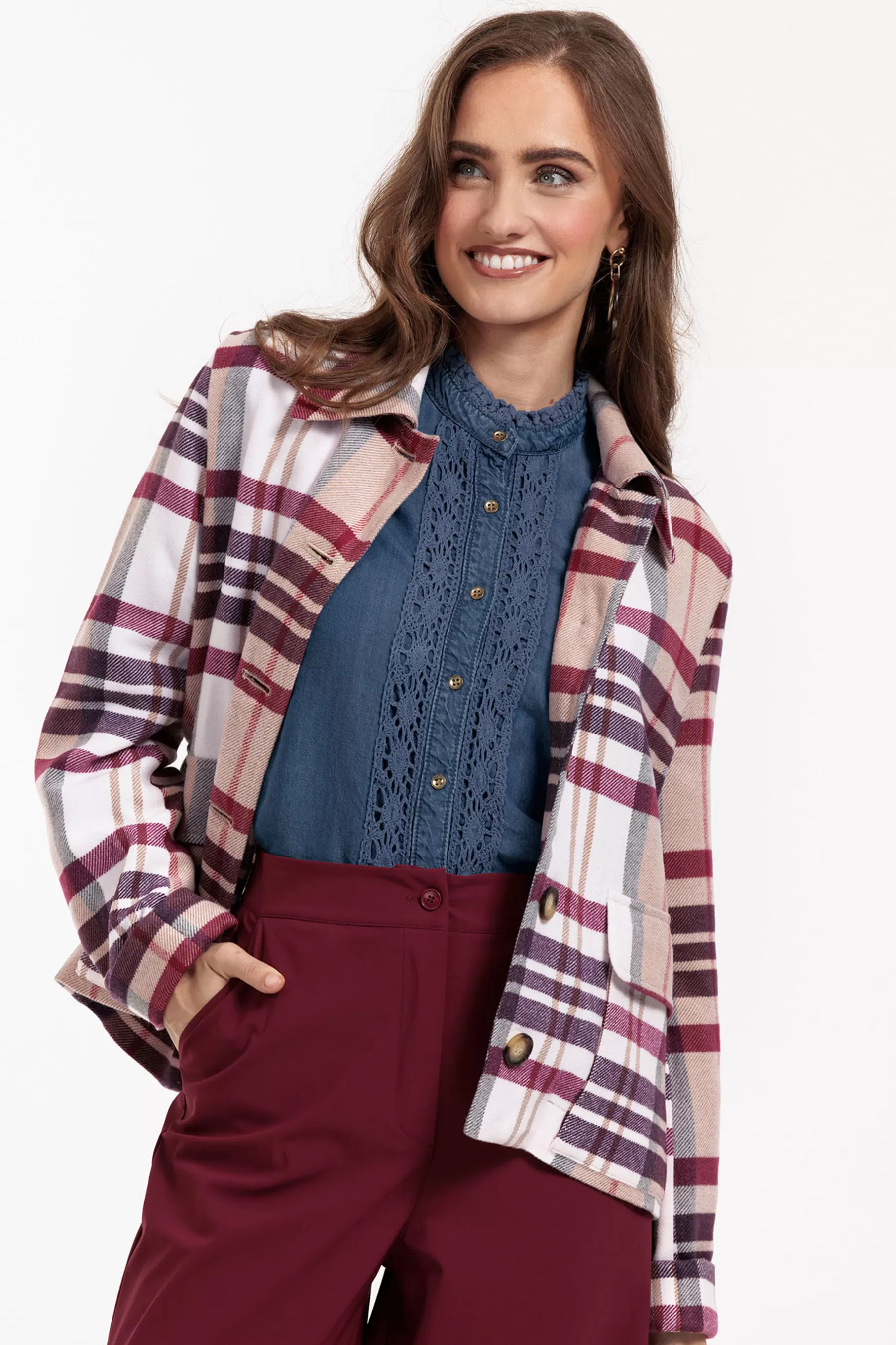 Studio Anneloes Blazers & Jasjes | Jassen<Cady check jacket - multi color