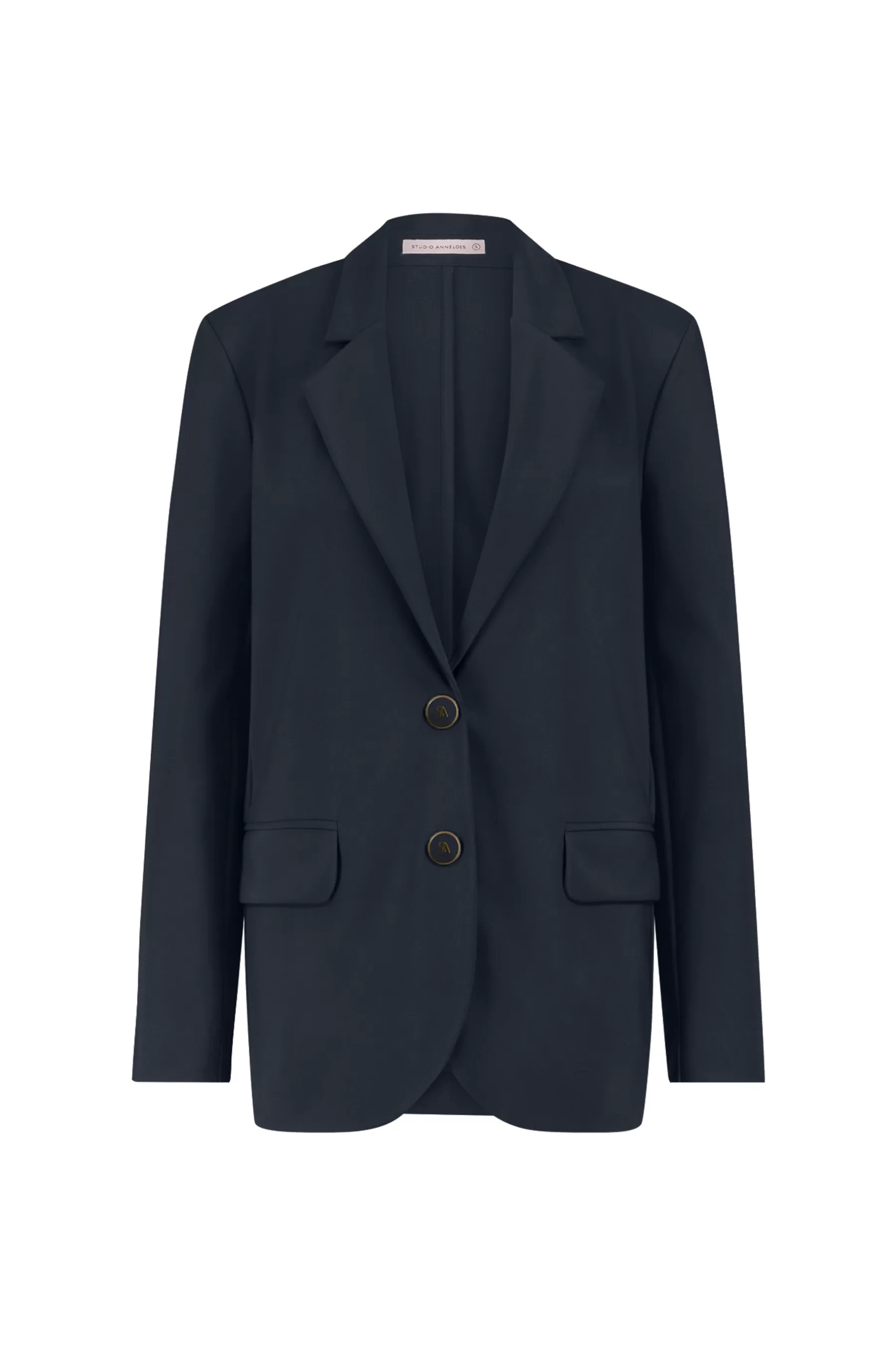 Studio Anneloes Blazers & Jasjes<Camille button blazer - dark blue