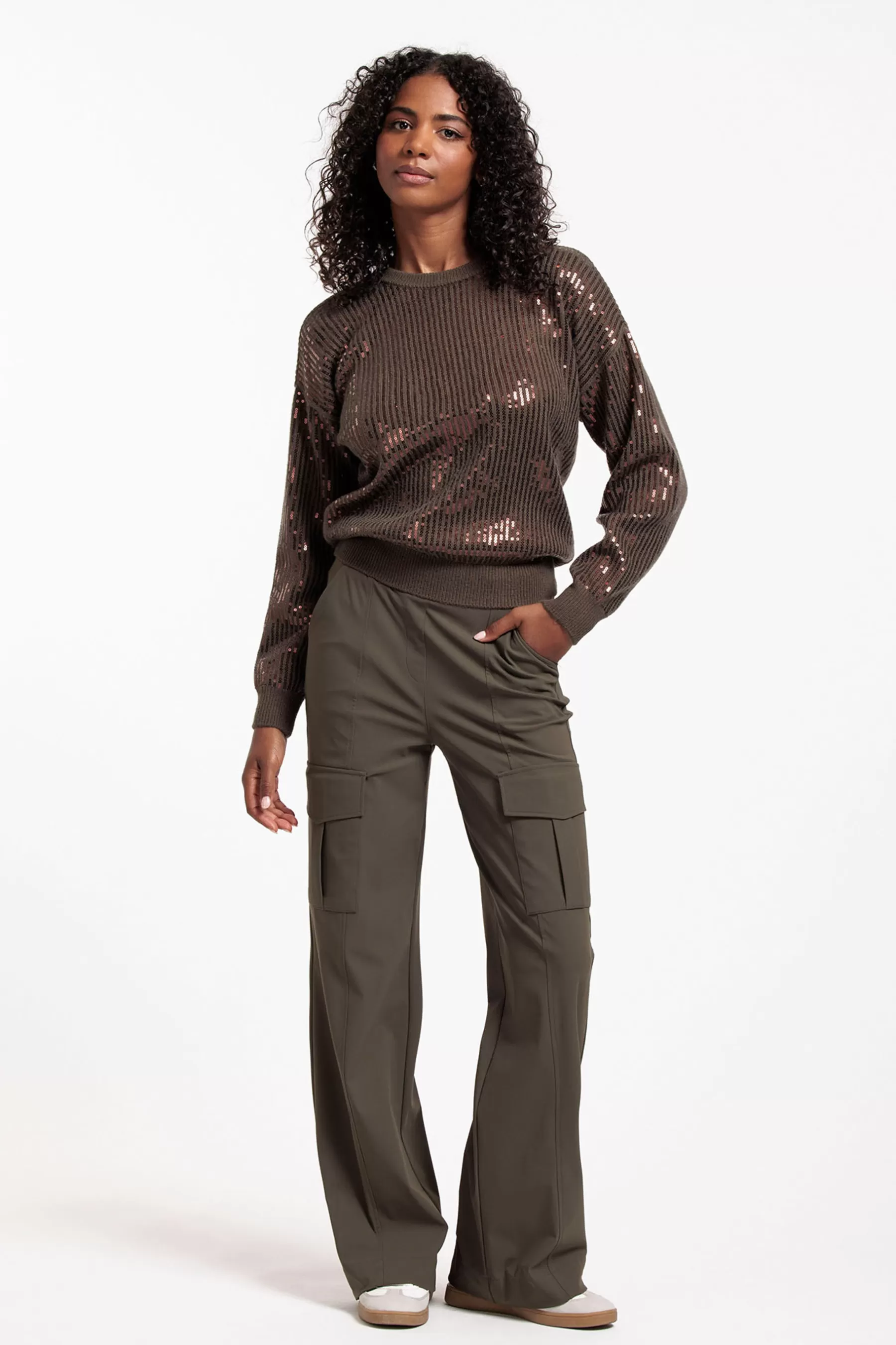 Studio Anneloes Broeken<Campell cargo trousers - new army