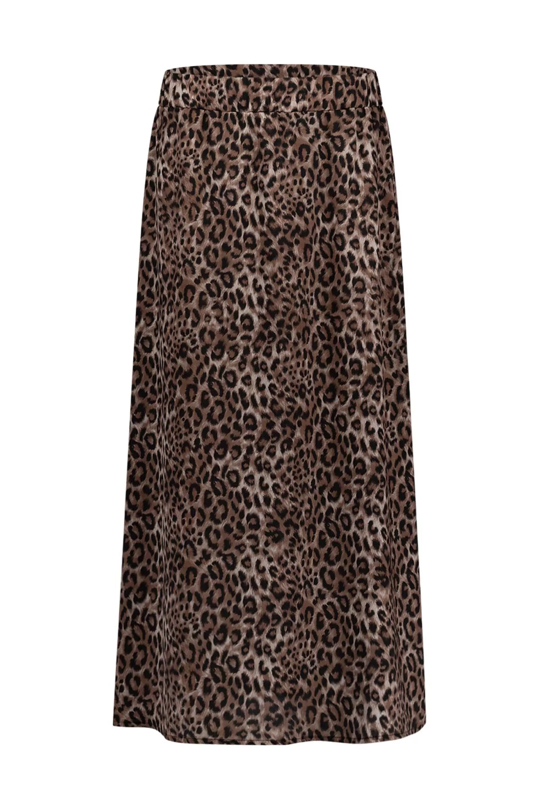 Studio Anneloes Jurken & Rokken<Caran satin animal skirt - chocolate/black