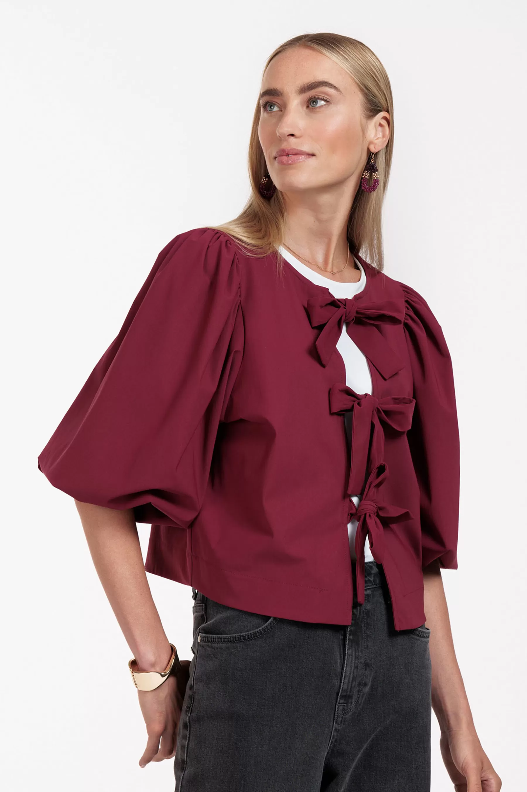 Studio Anneloes Blouses<Celine blouse - merlot