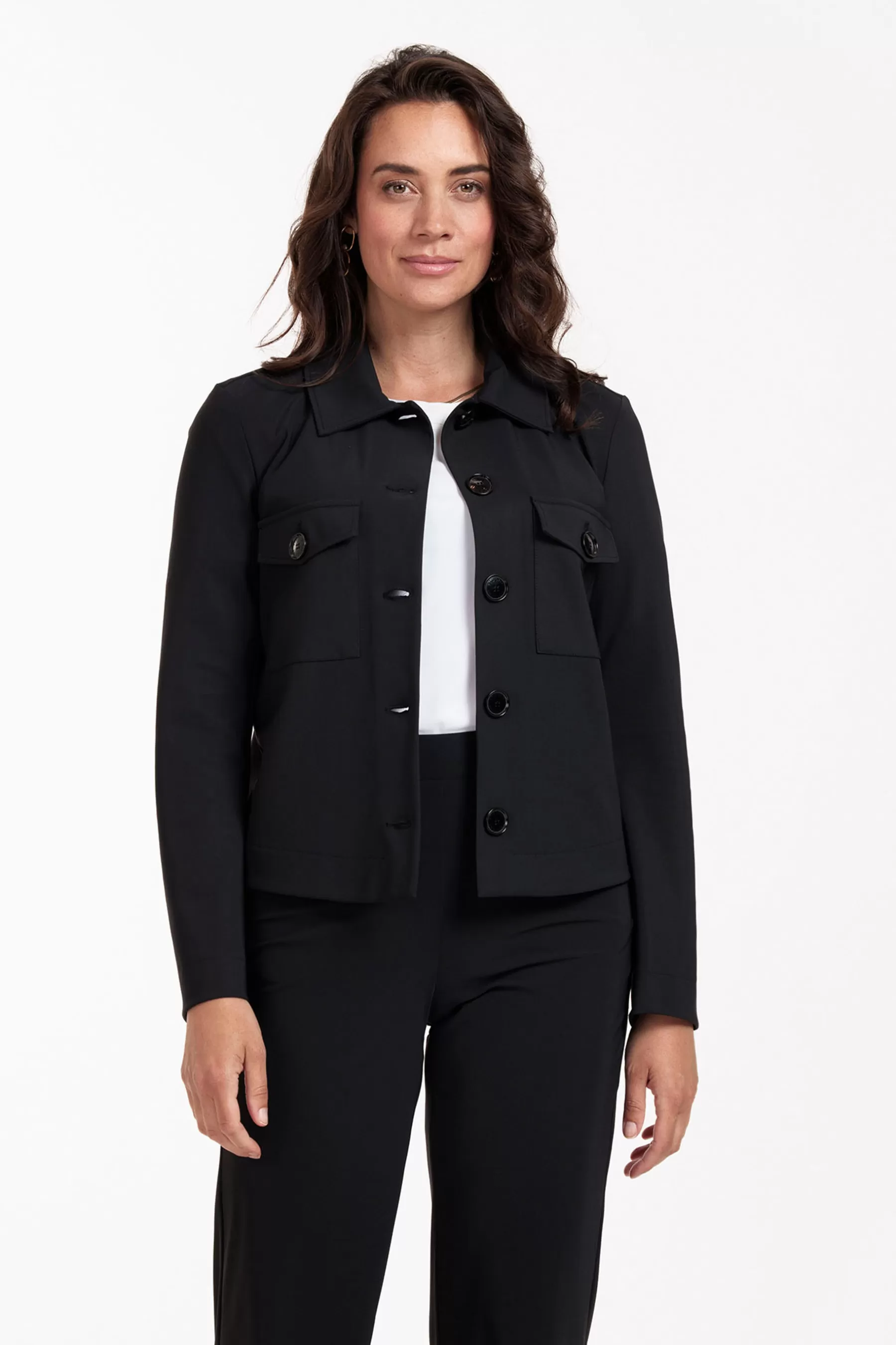 Studio Anneloes Blazers & Jasjes | Jassen<Claire bonded jacket - black