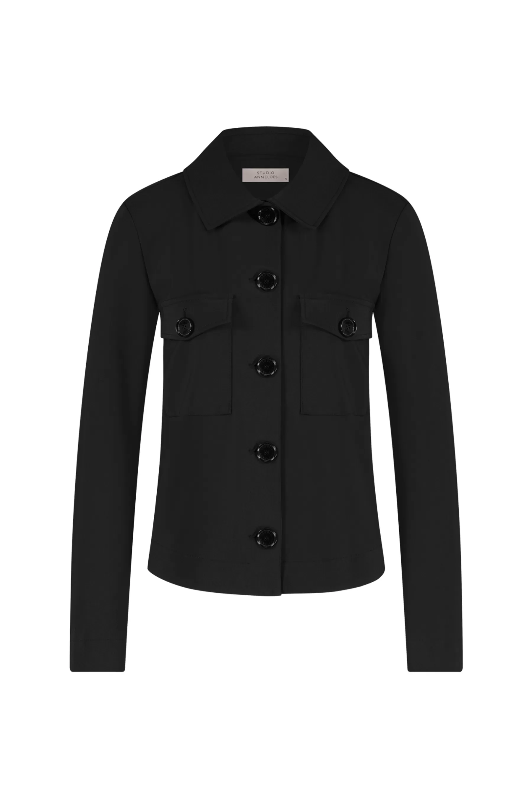 Studio Anneloes Blazers & Jasjes | Jassen<Claire bonded jacket - black