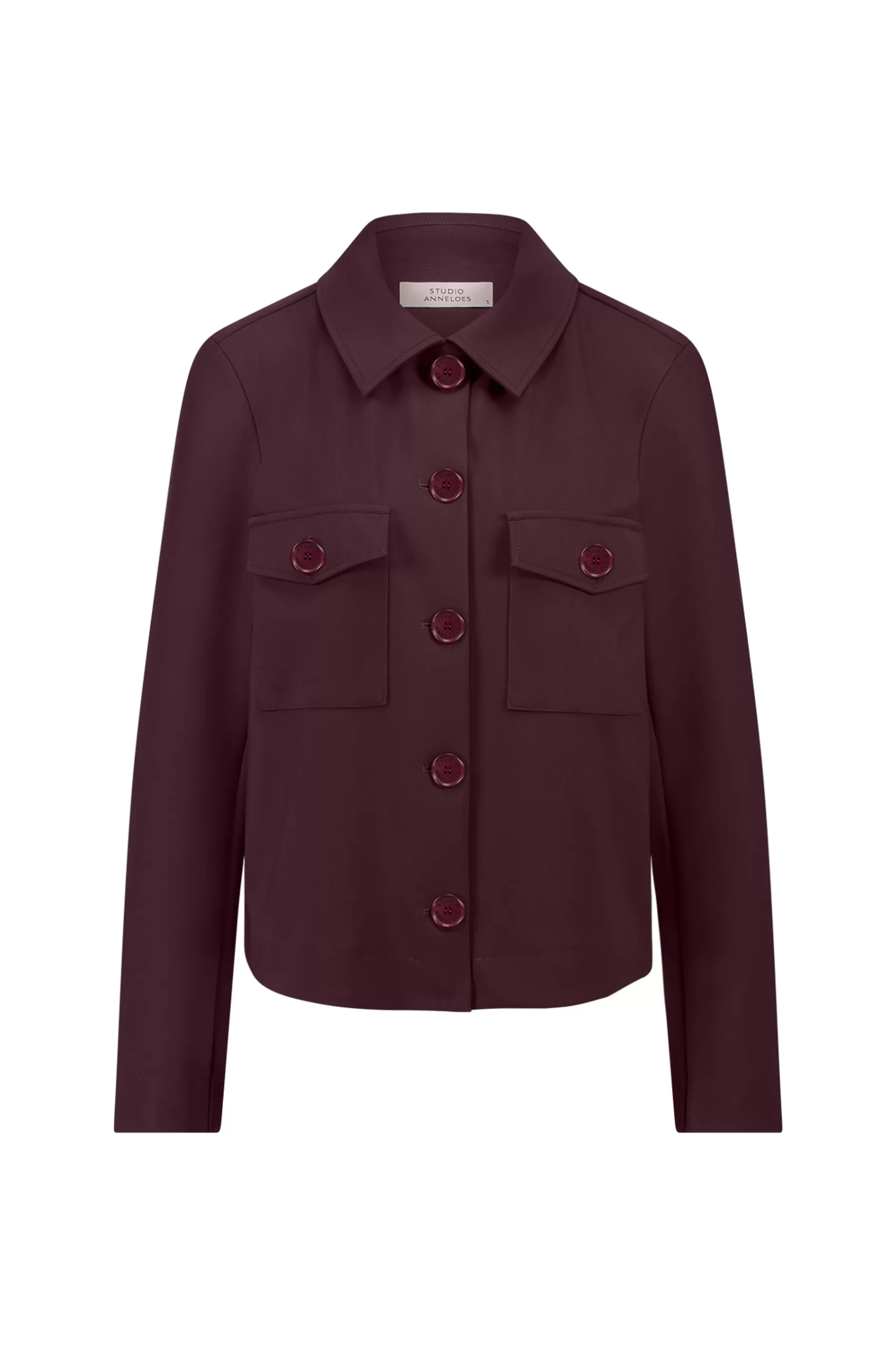 Studio Anneloes Blazers & Jasjes | Jassen<Claire bonded Jacket - blackberry