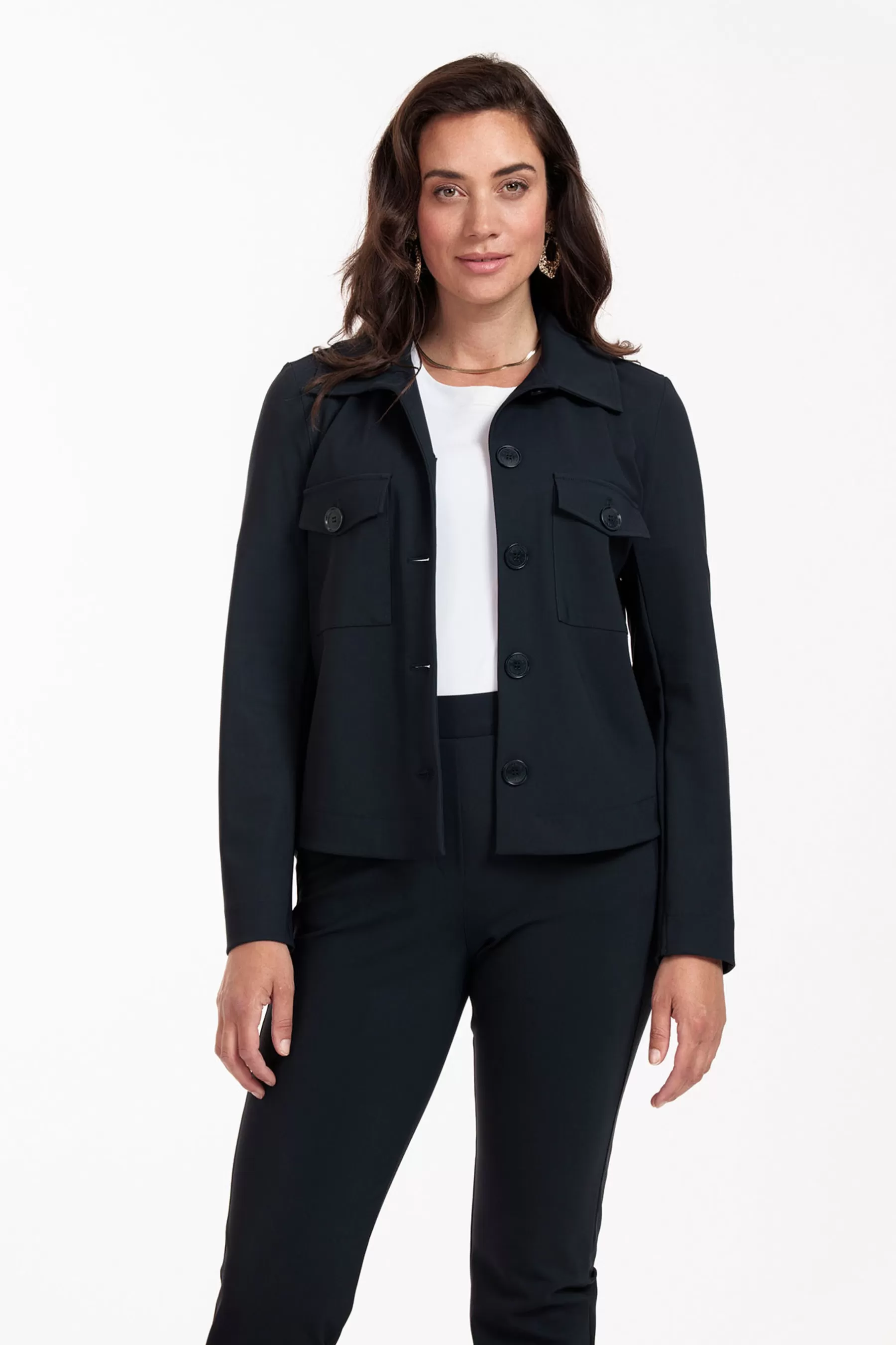 Studio Anneloes Blazers & Jasjes | Jassen<Claire bonded jacket - dark blue