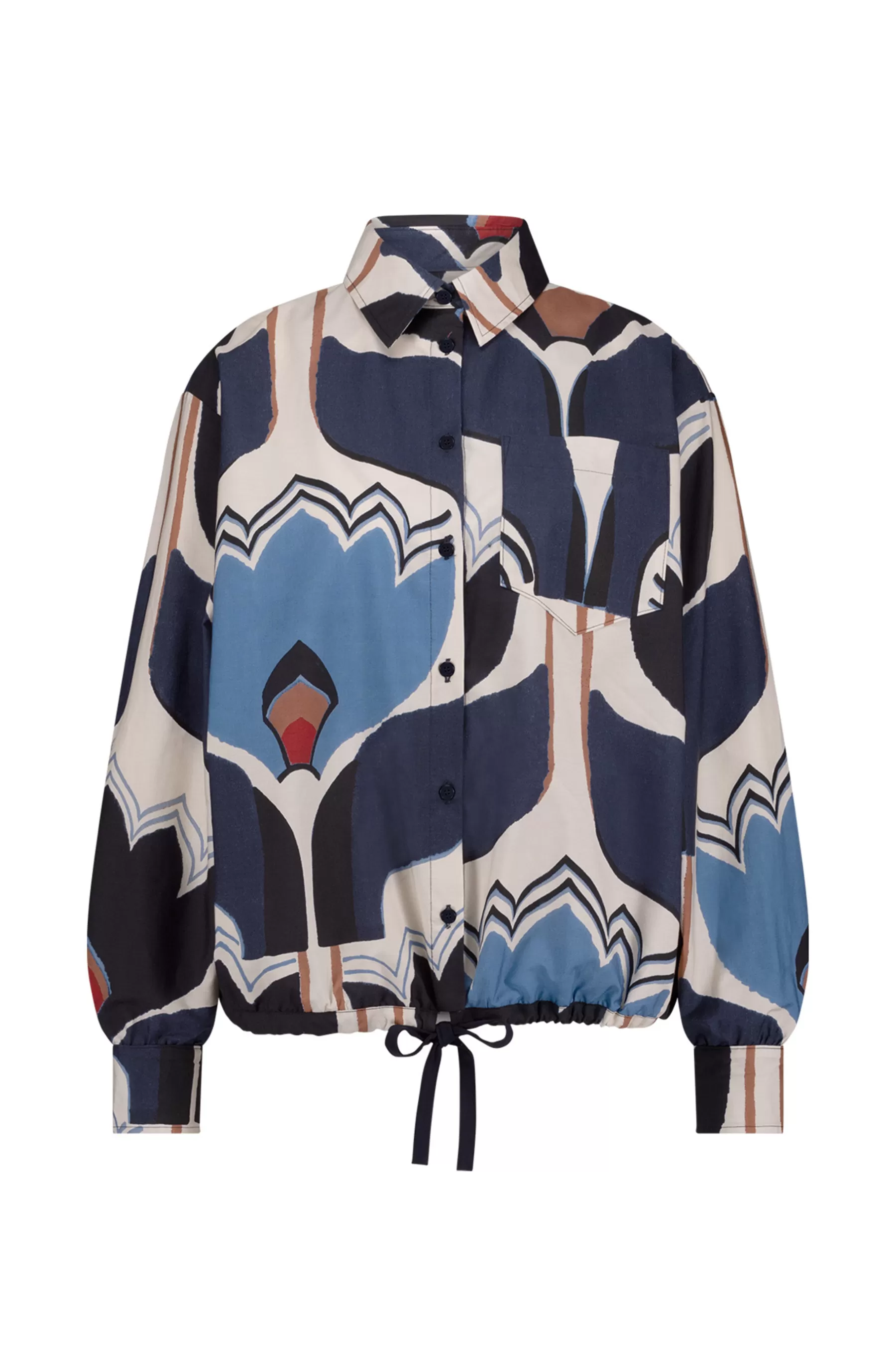Studio Anneloes Blouses<Dio tulip poplin blouse - multi color