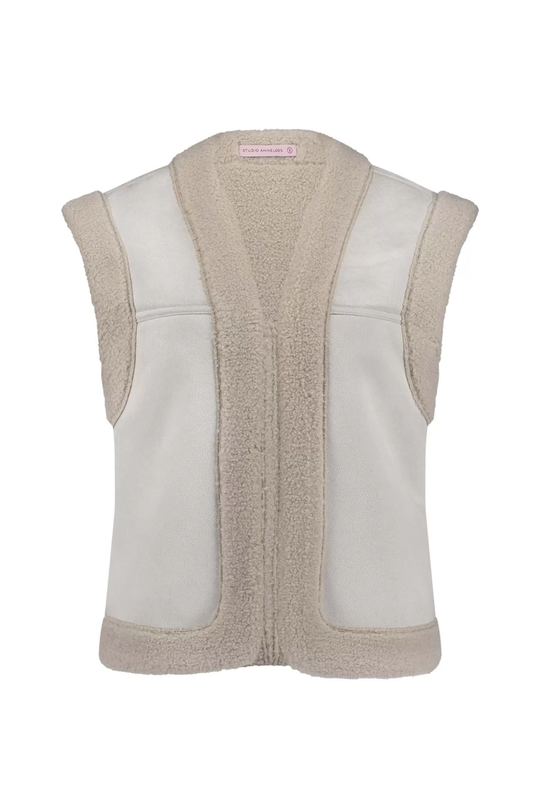 Studio Anneloes Blazers & Jasjes<Donna lammy waistcoat - kit