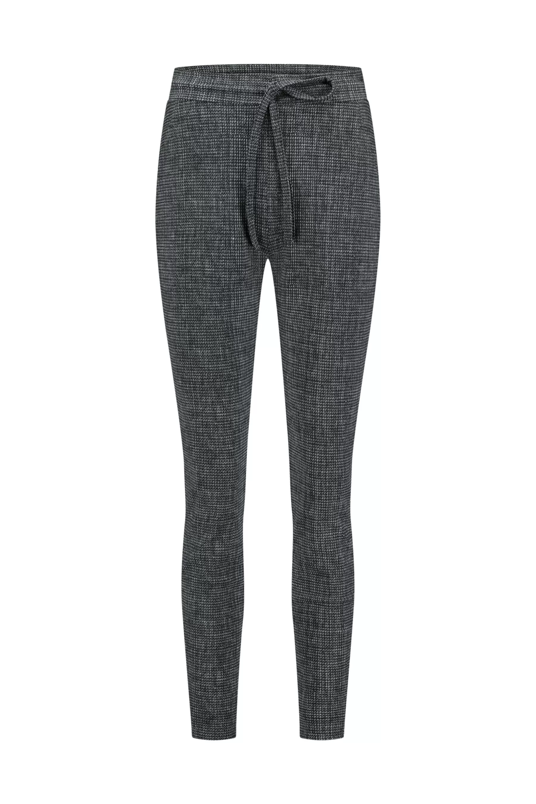 Studio Anneloes Broeken<Downstairs bnd tweed trousers - black/off white