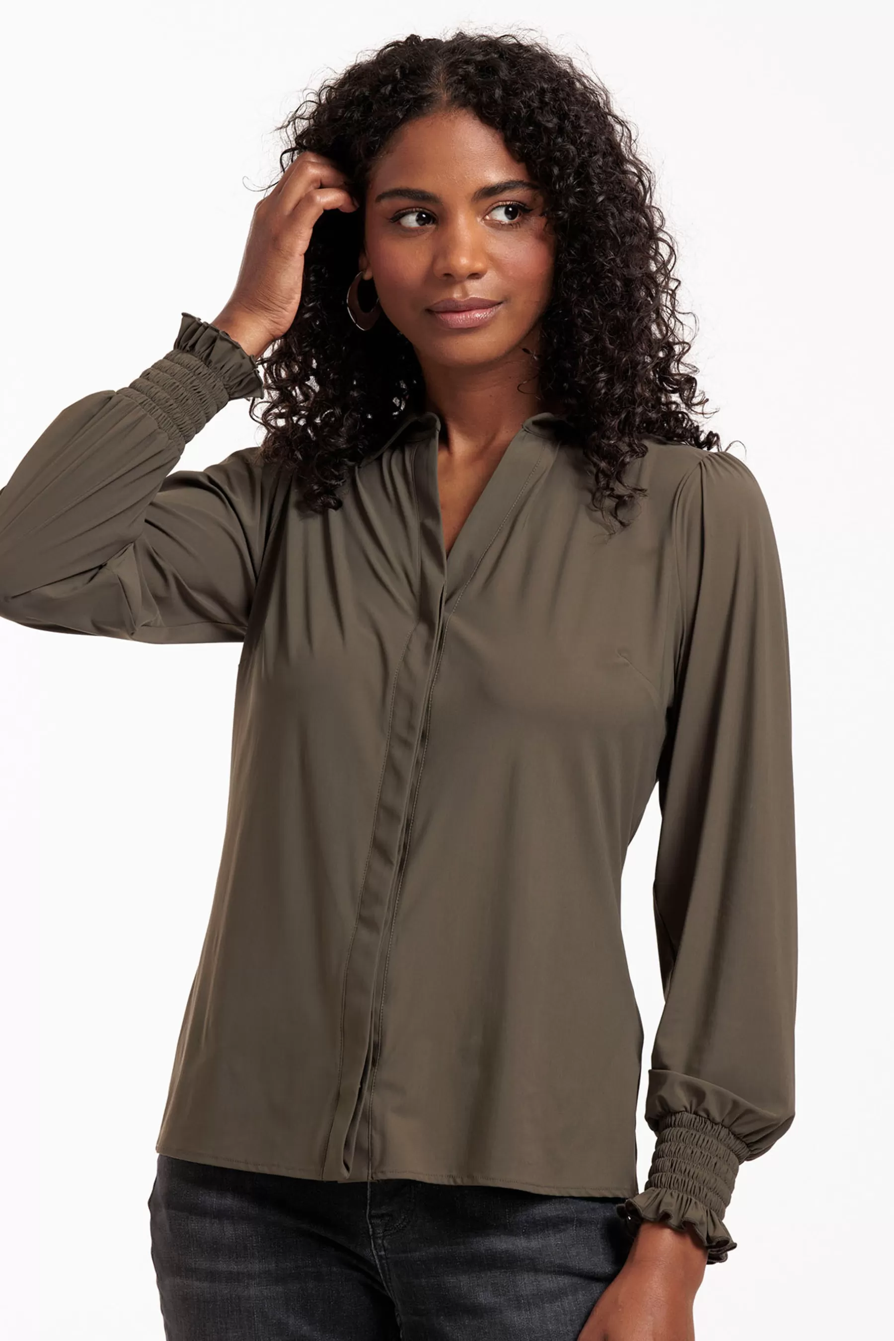 Studio Anneloes Blouses<Everon blouse - new army