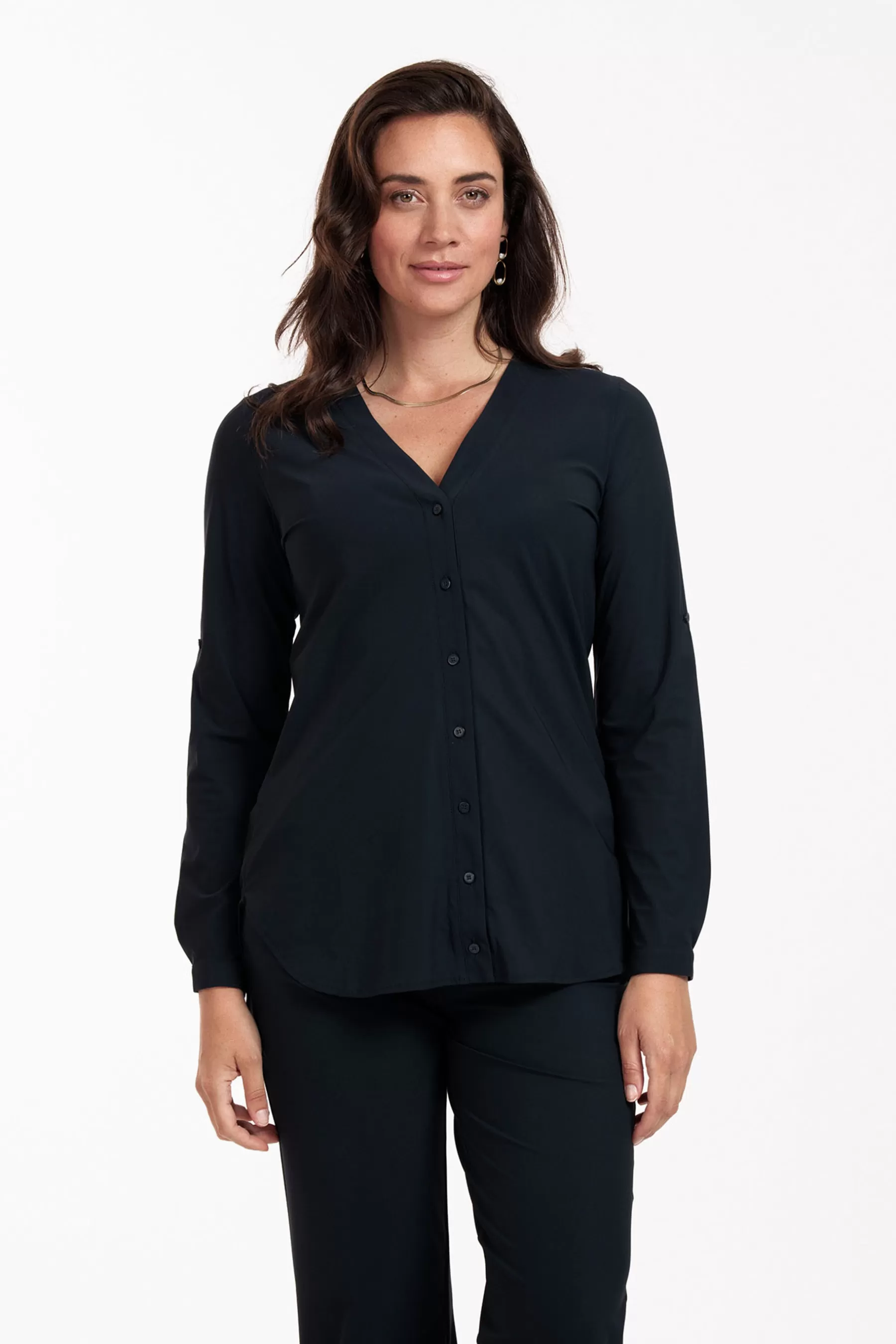 Studio Anneloes Blouses | Essentials<Evi blouse - dark blue