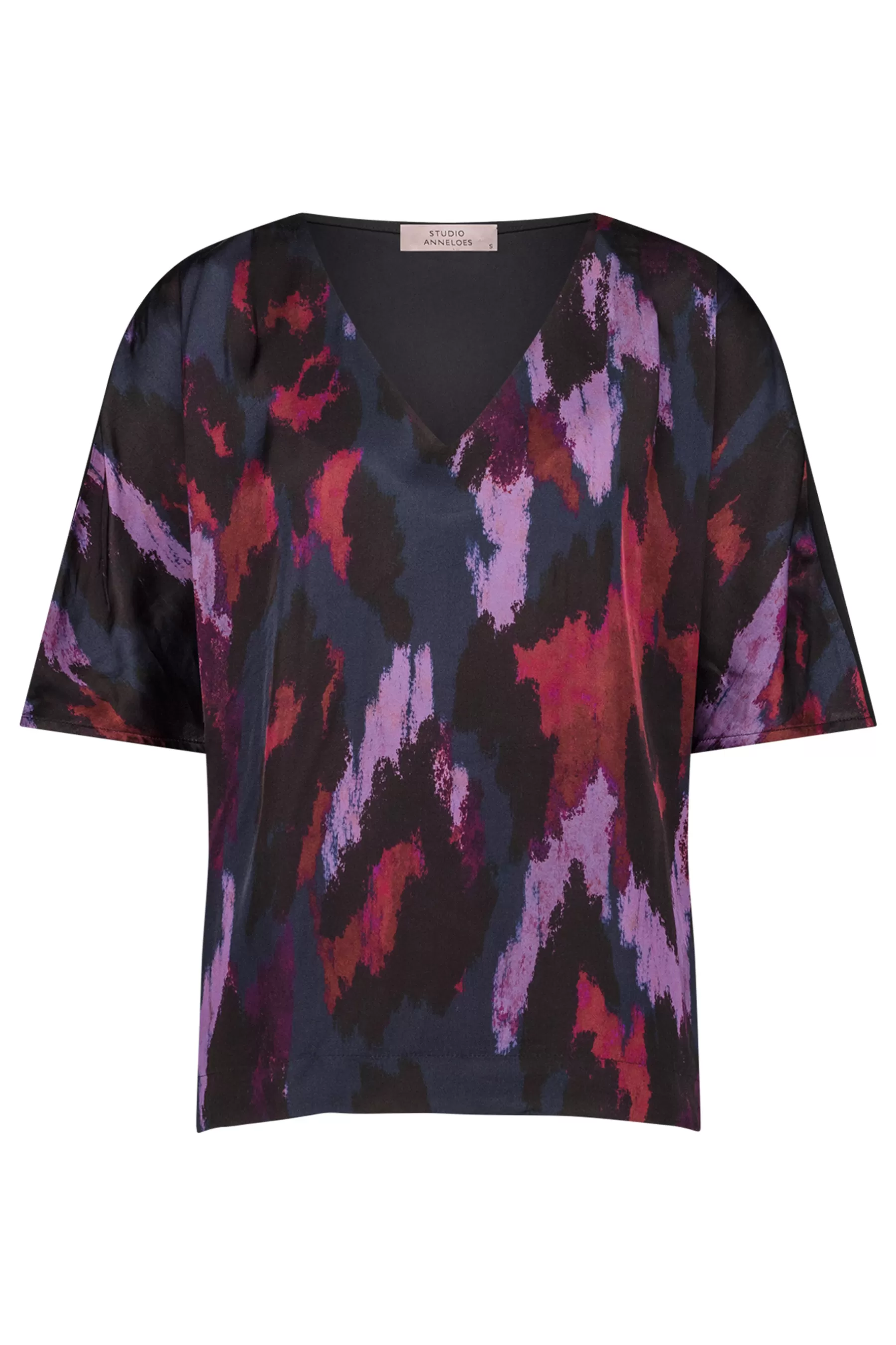 Studio Anneloes Shirts & Tops<Famous satin leopard top - multi color
