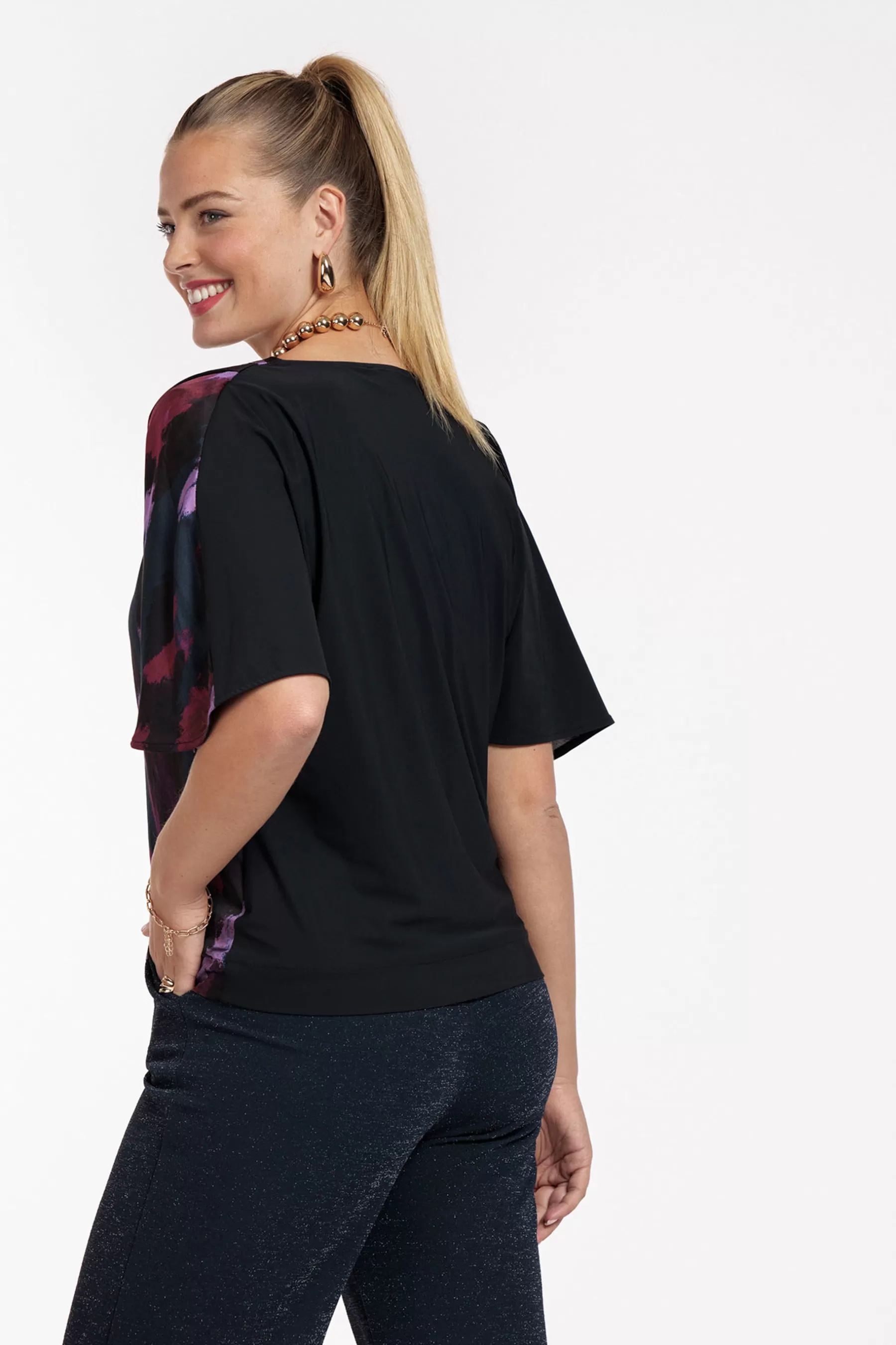 Studio Anneloes Shirts & Tops<Famous satin leopard top - multi color