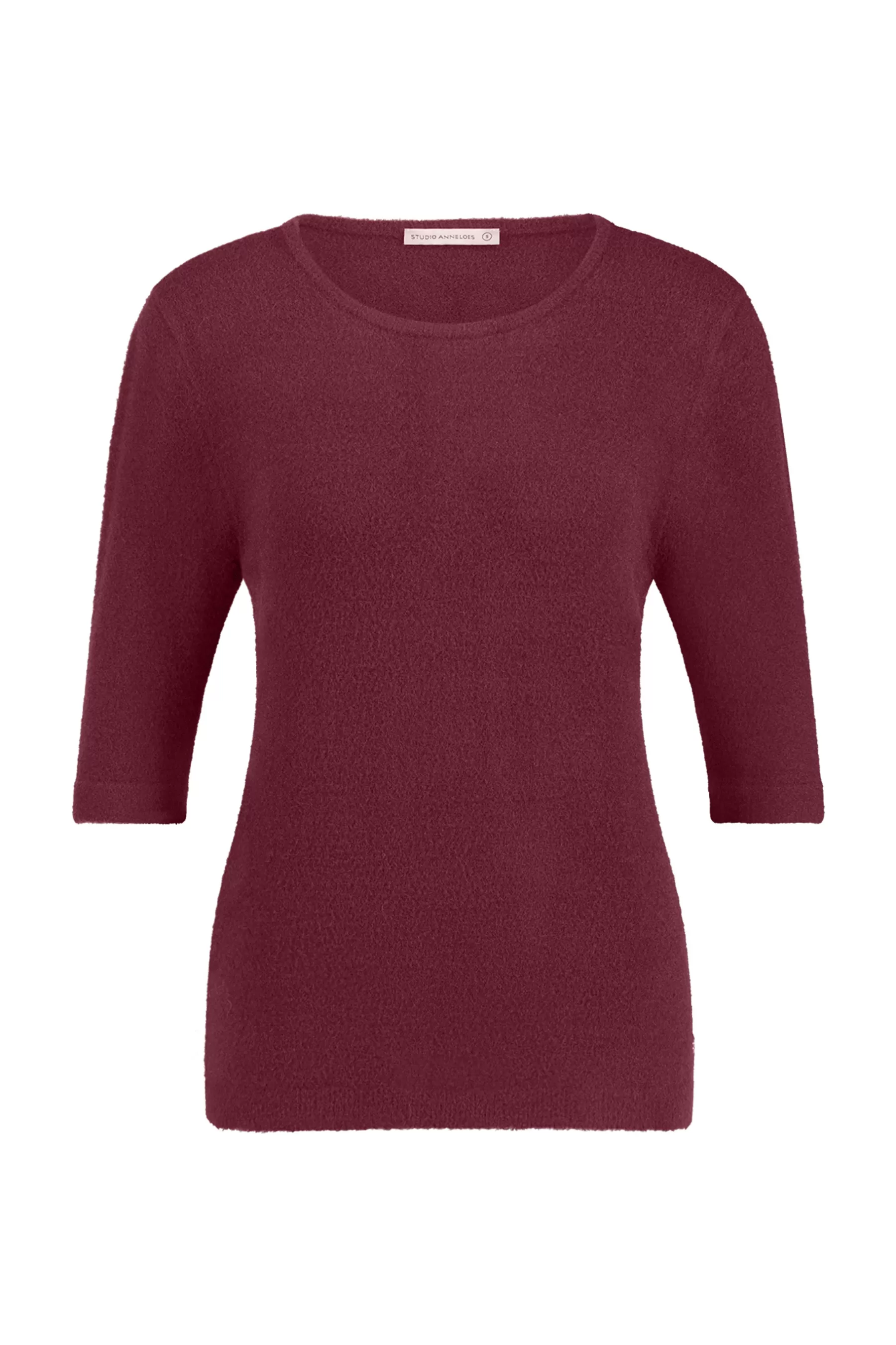 Studio Anneloes Truien & Vesten | Shirts & Tops<Felica soft pullover - merlot