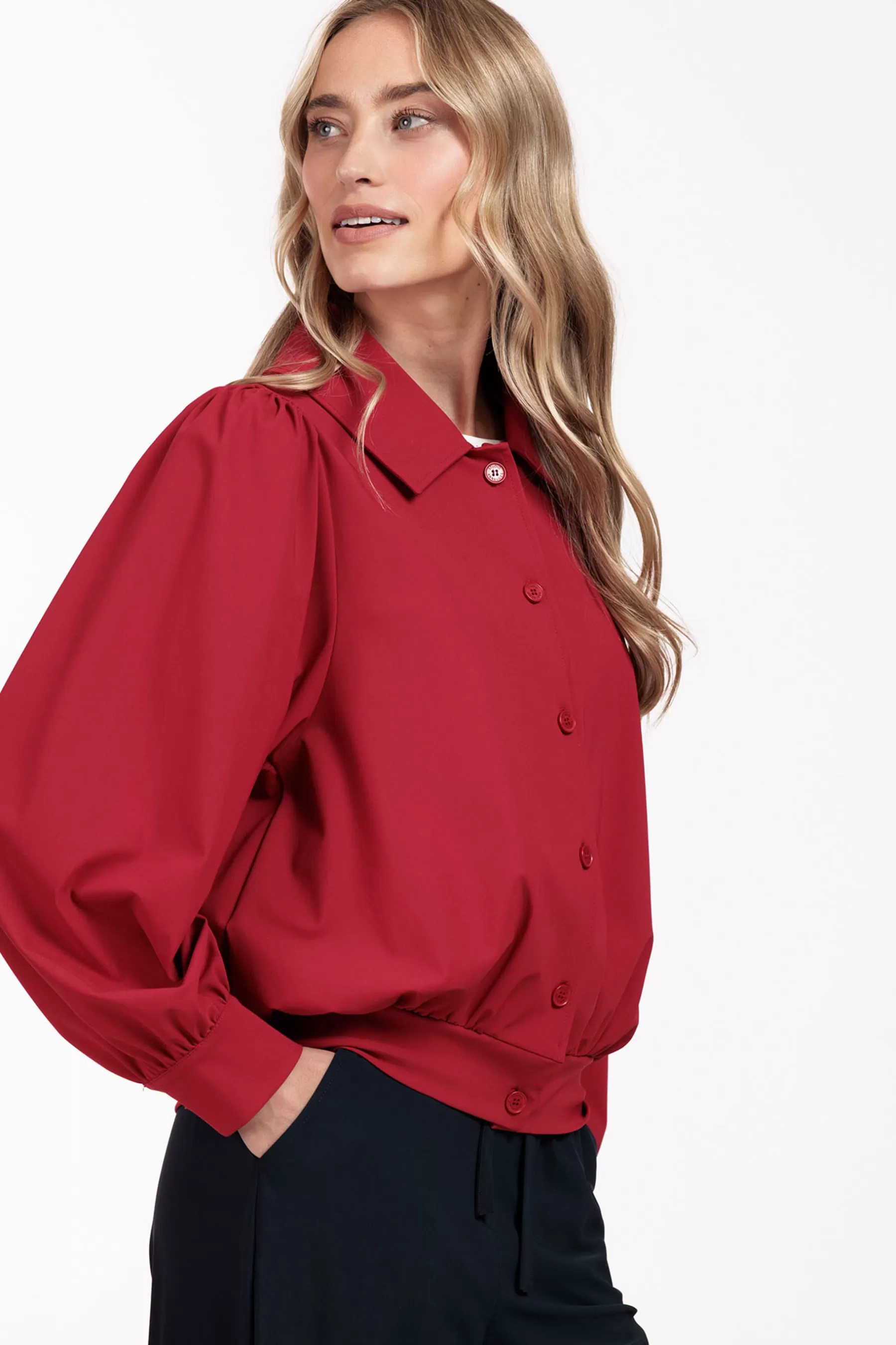 Studio Anneloes Blazers & Jasjes | Jassen<Fiebe jacket - dark red