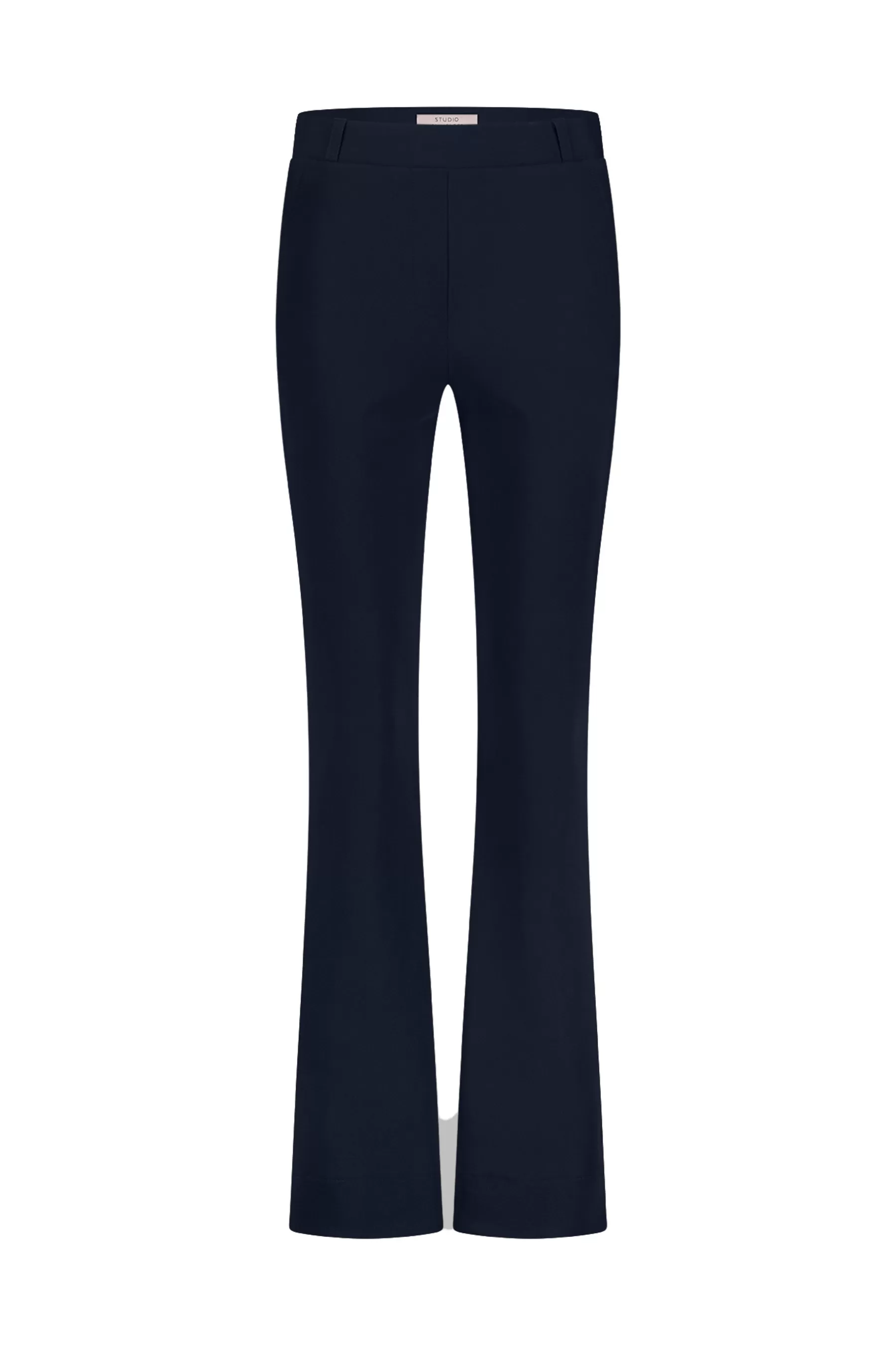 Studio Anneloes Broeken | Essentials<Flair bonded trousers - dark blue