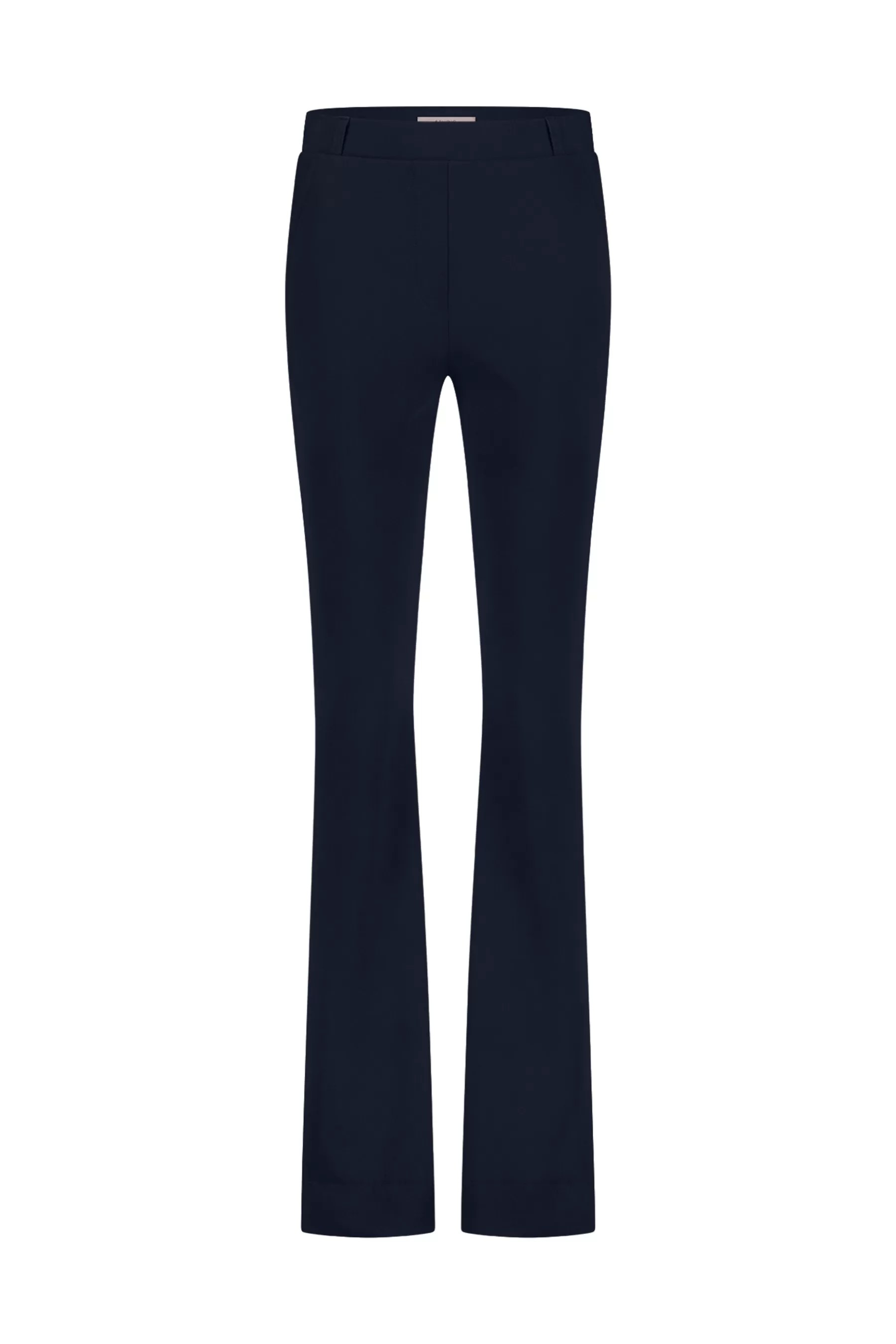 Studio Anneloes Broeken | Broeken - Extra Lang<Flair LONG bonded trousers - dark blue