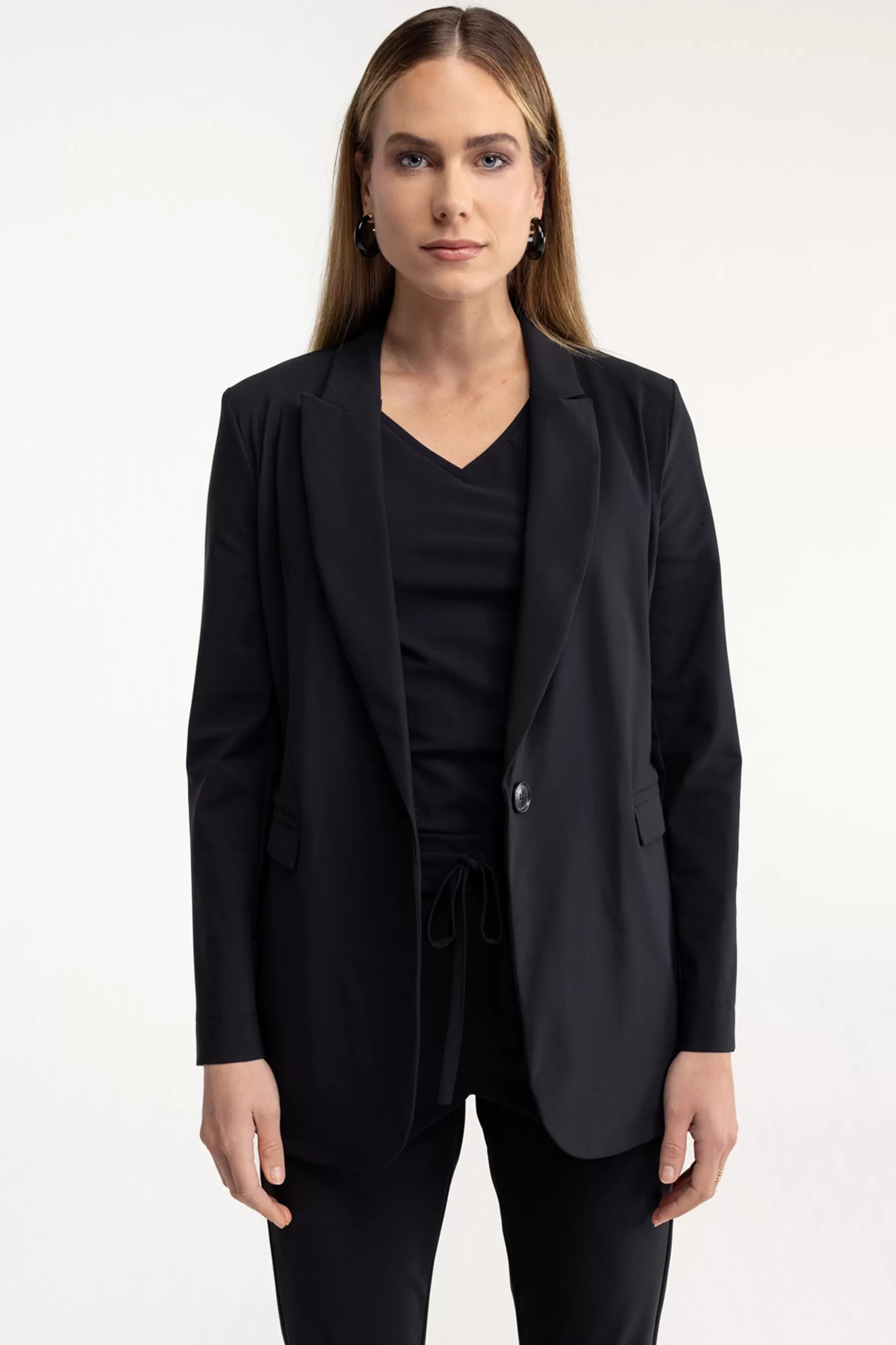 Studio Anneloes Blazers & Jasjes | Essentials<Fran blazer - black