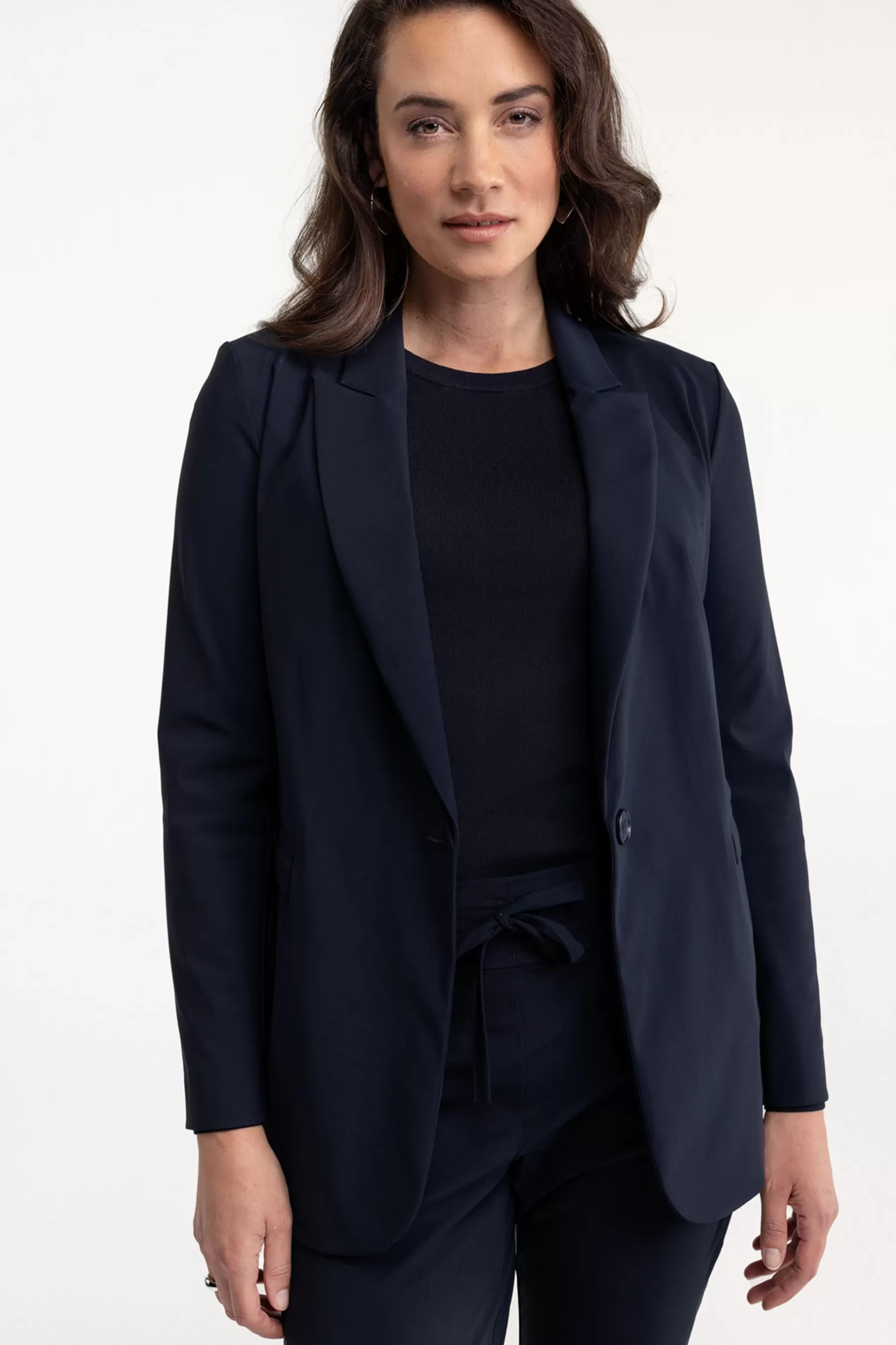 Studio Anneloes Blazers & Jasjes | Essentials<Fran blazer - dark blue