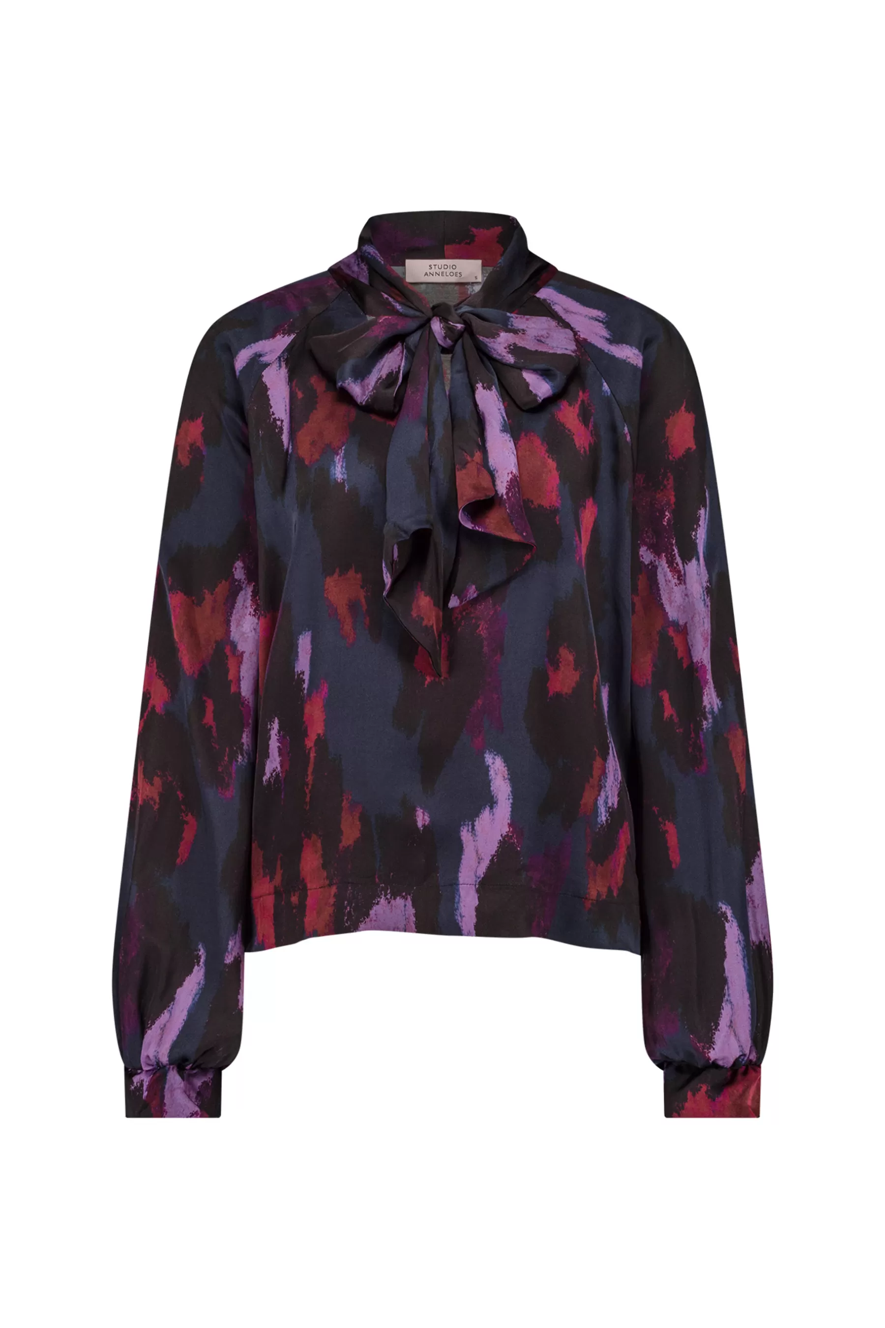 Studio Anneloes Blouses<Frances satin leopard blouse - multi color