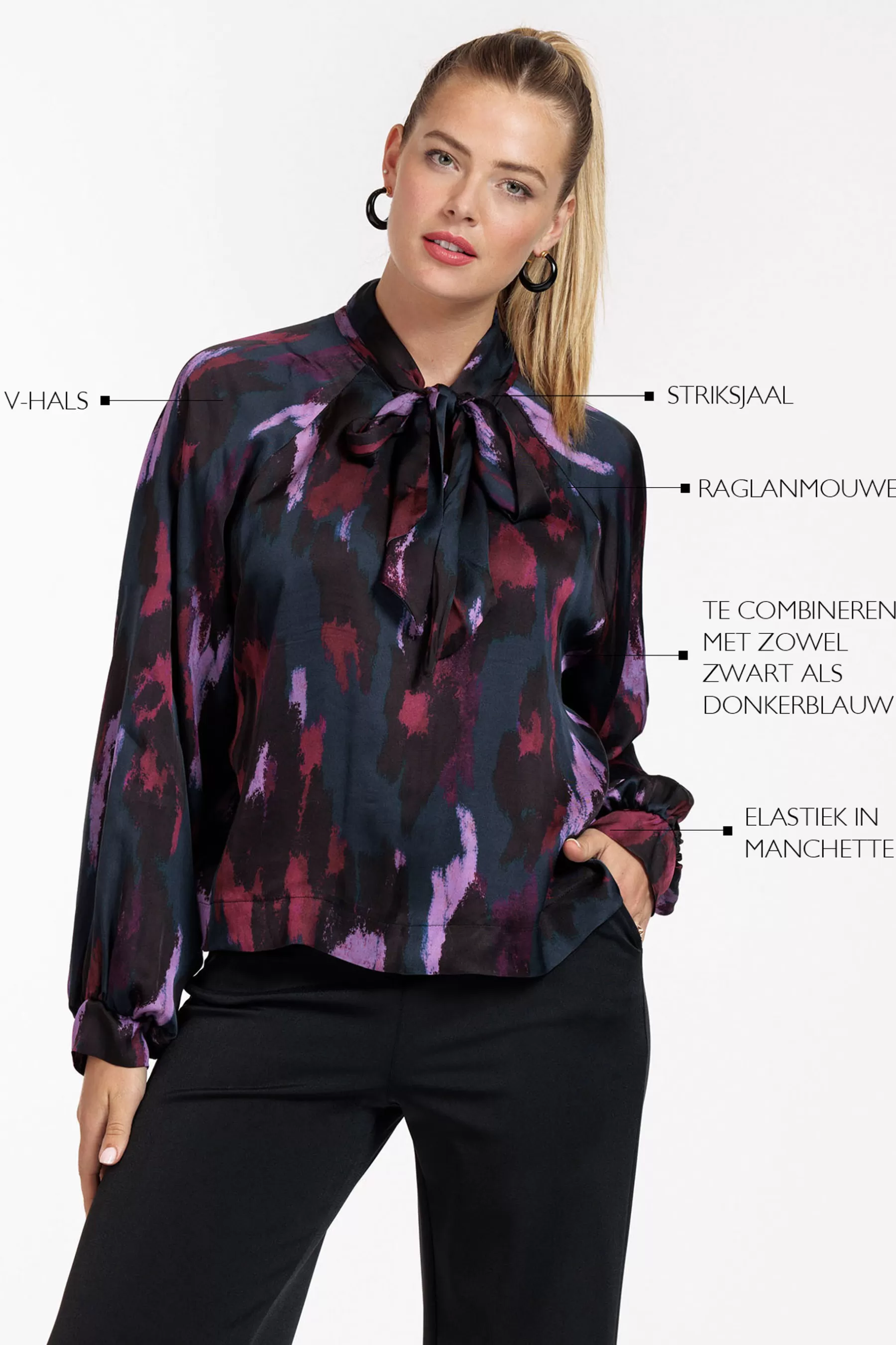 Studio Anneloes Blouses<Frances satin leopard blouse - multi color