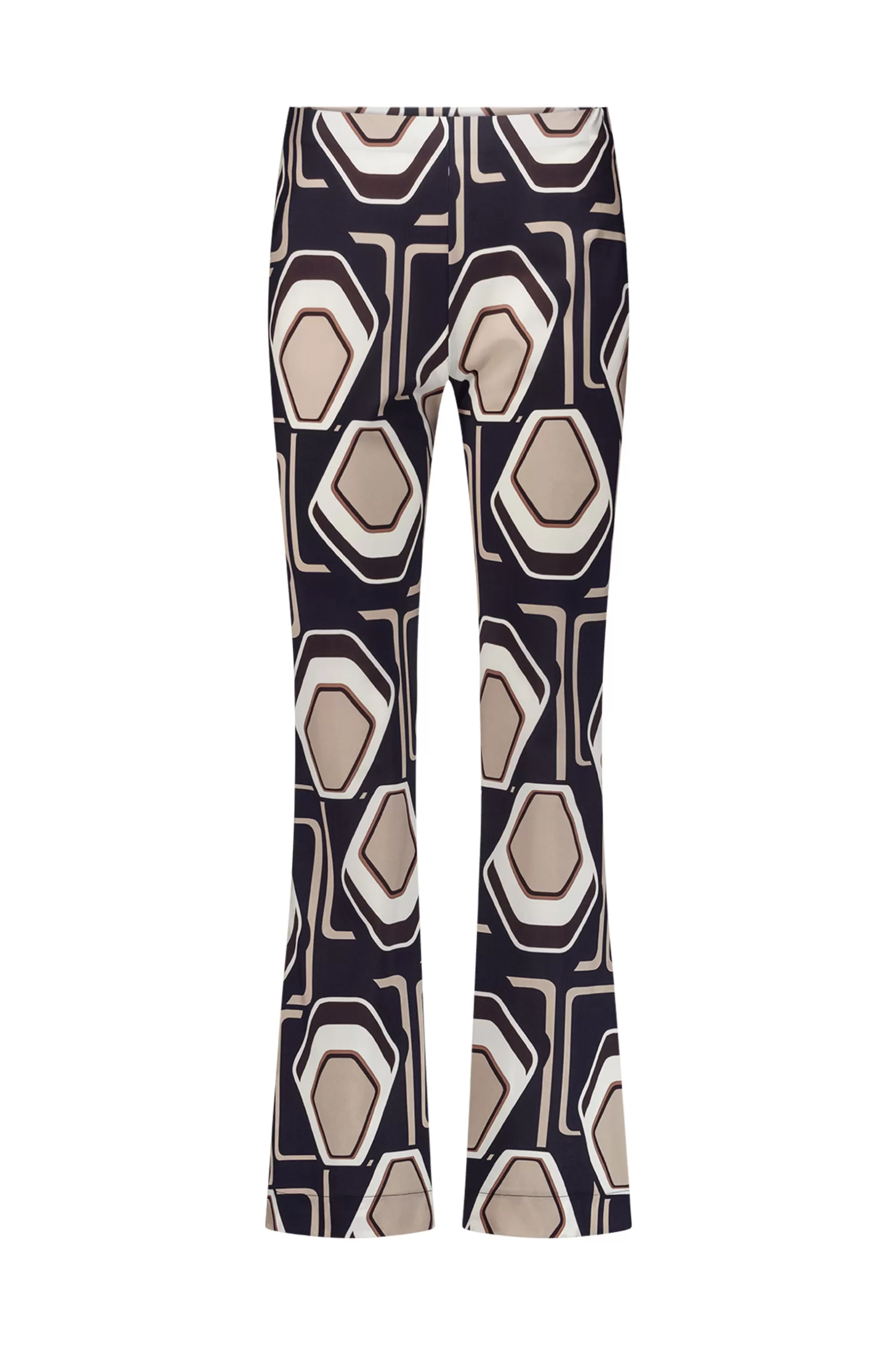 Studio Anneloes Broeken<Ginger graphic flair trousers - multi color