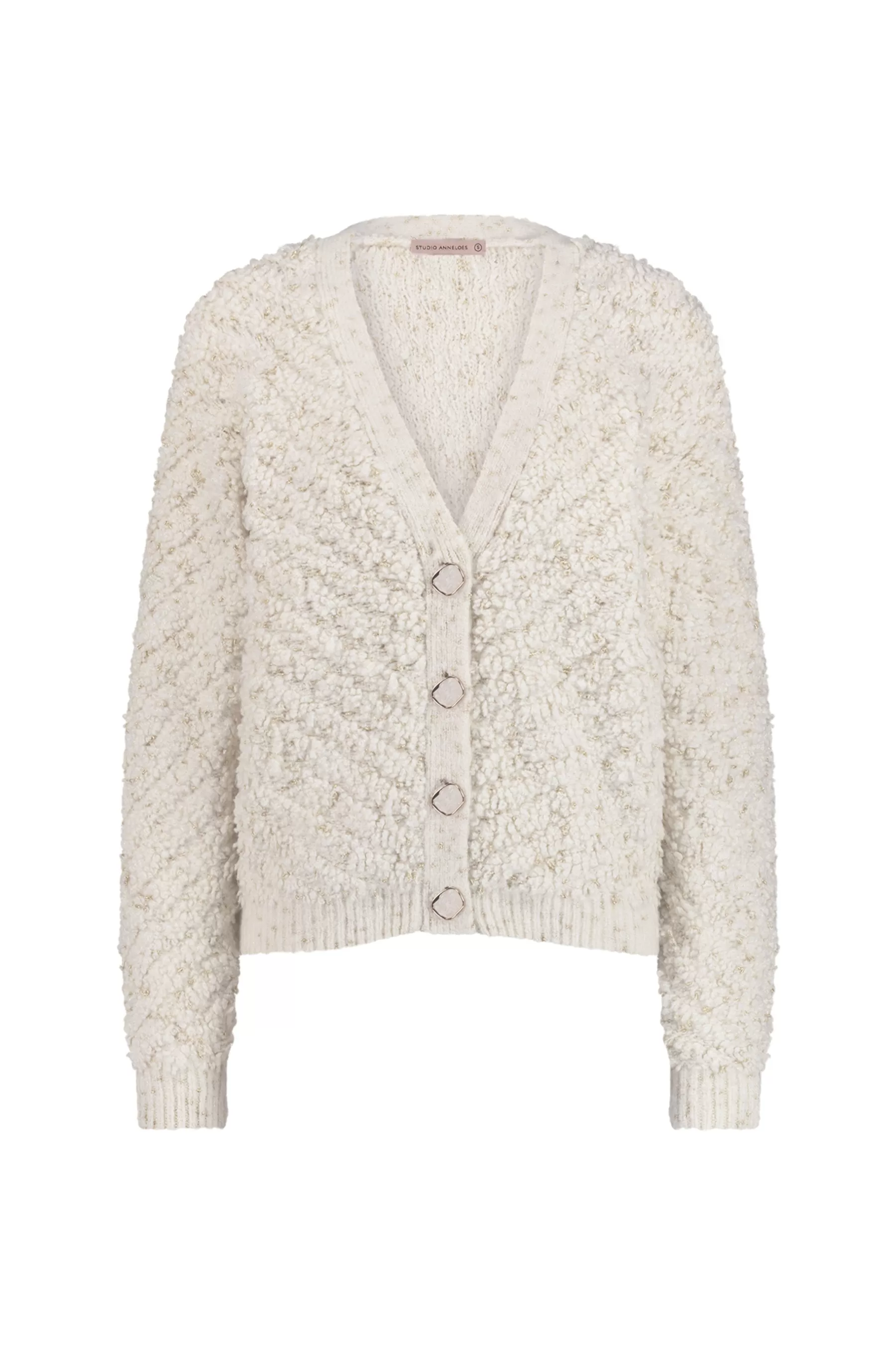 Studio Anneloes Truien & Vesten<Iris chunky glitter cardigan - kit