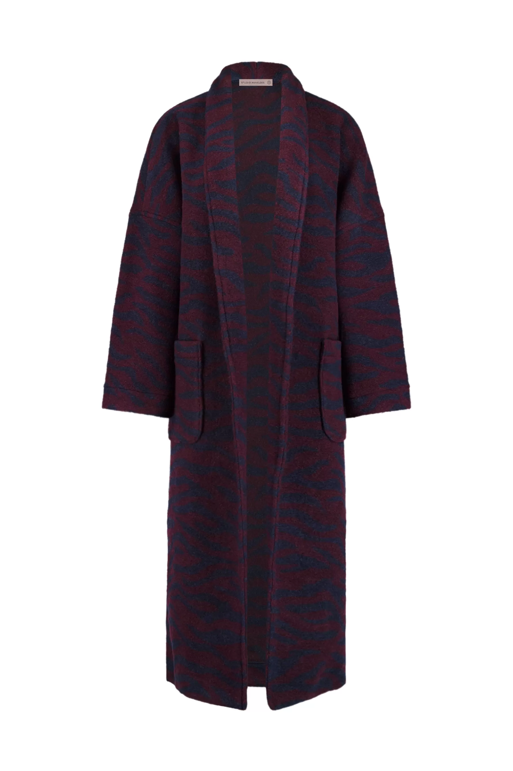 Studio Anneloes Blazers & Jasjes | Jassen<Isana zebra coat - dark blue/blackberry