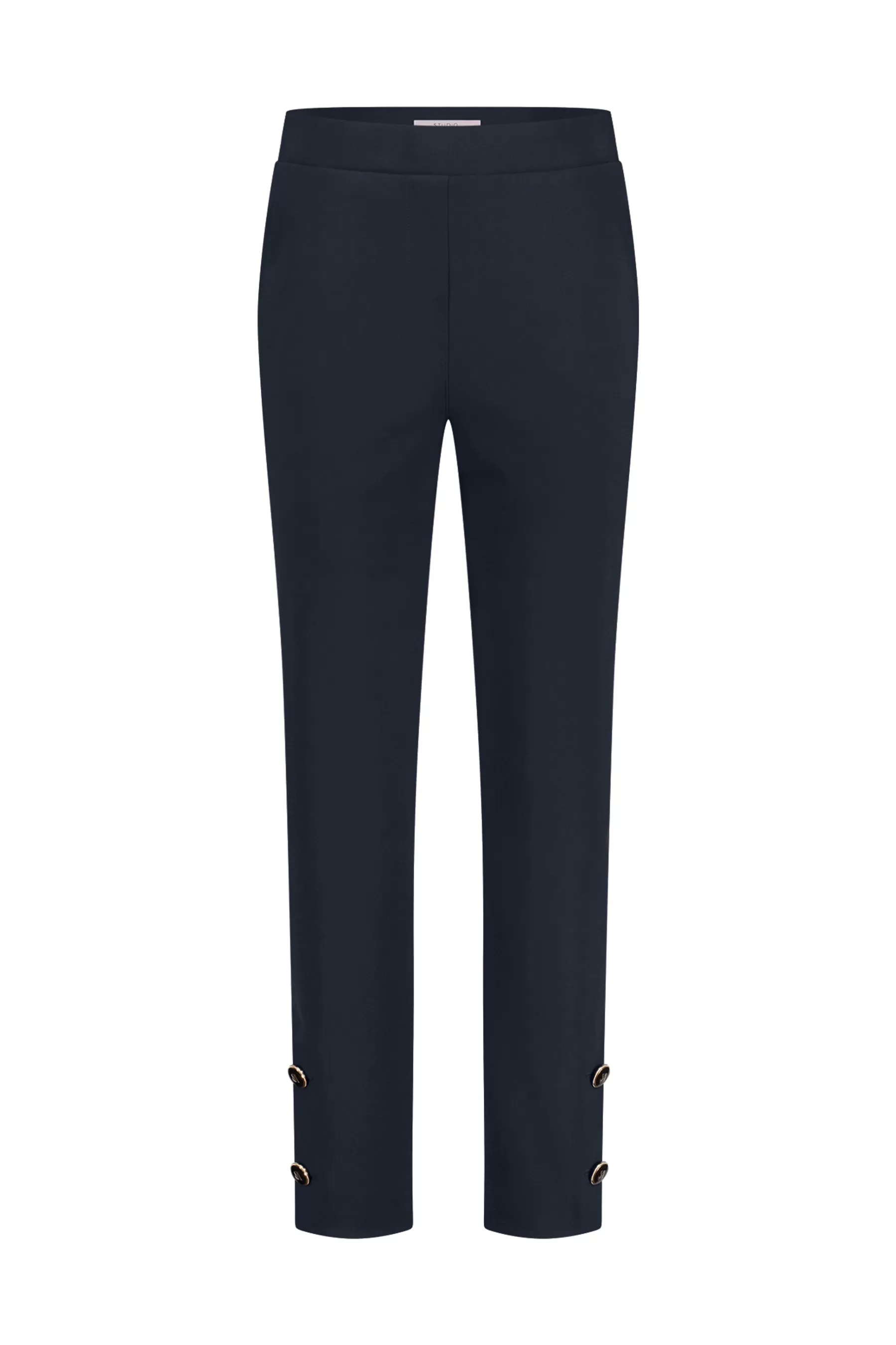 Studio Anneloes Broeken<Ivory button trousers - dark blue