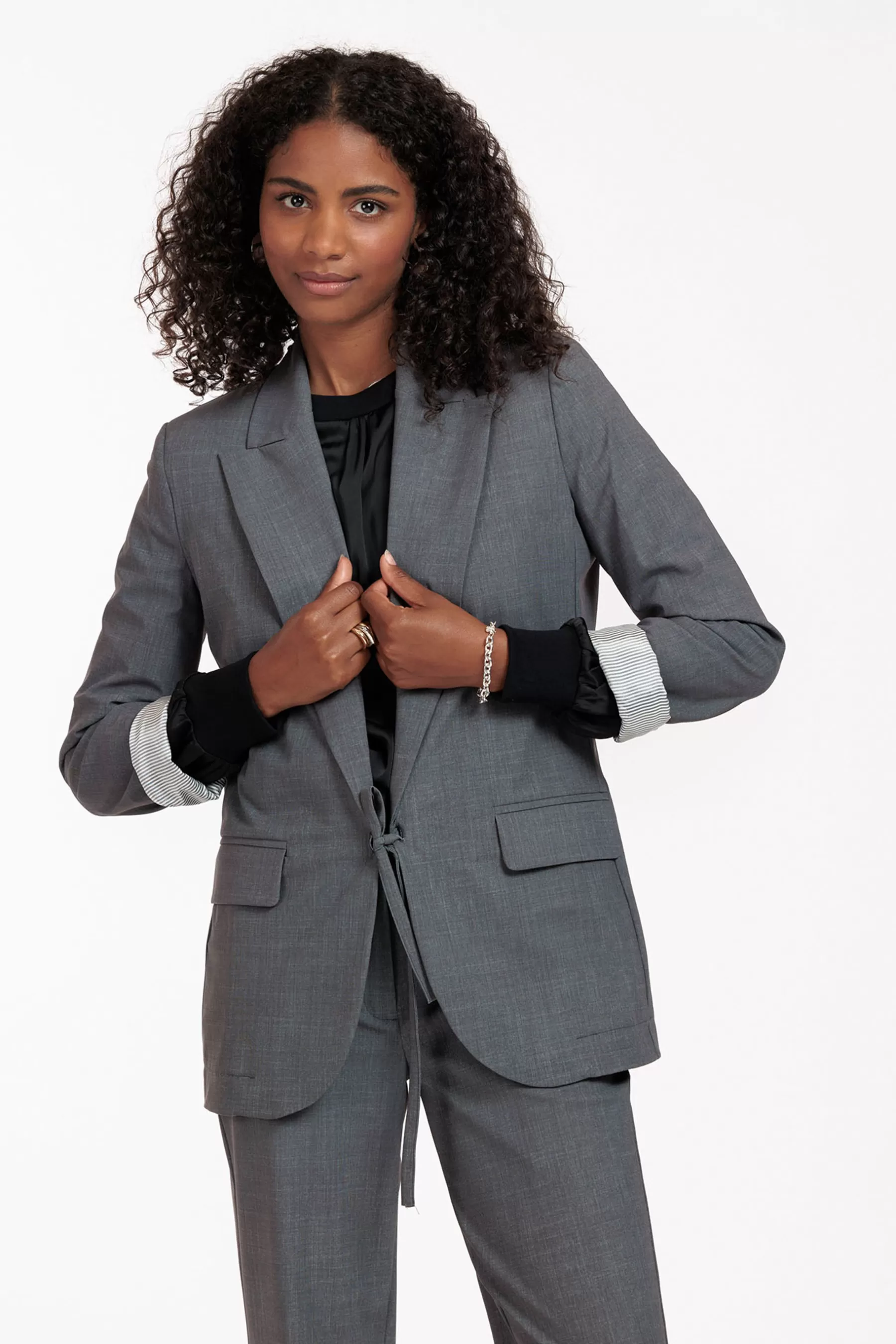 Studio Anneloes Blazers & Jasjes<Jeni grey melee blazer - grey melange